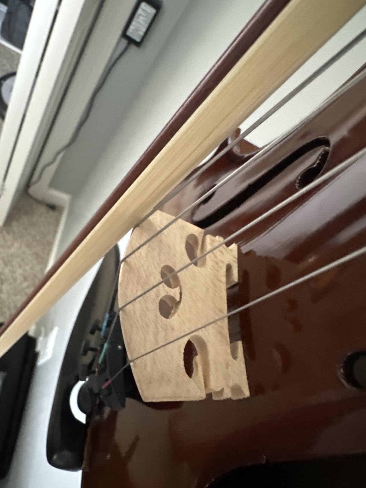 Sky New Solid Wood Antique Viola Outfit with Lightweight Case, Bow and Rosin (14 Inch) customer photo 1
