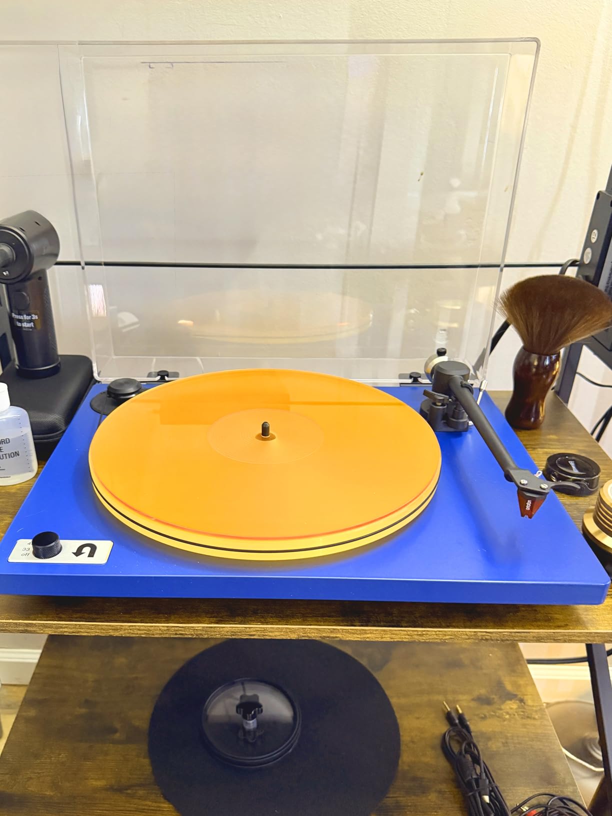 Hudson Hi-Fi Acrylic Turntable Mat - 11.75