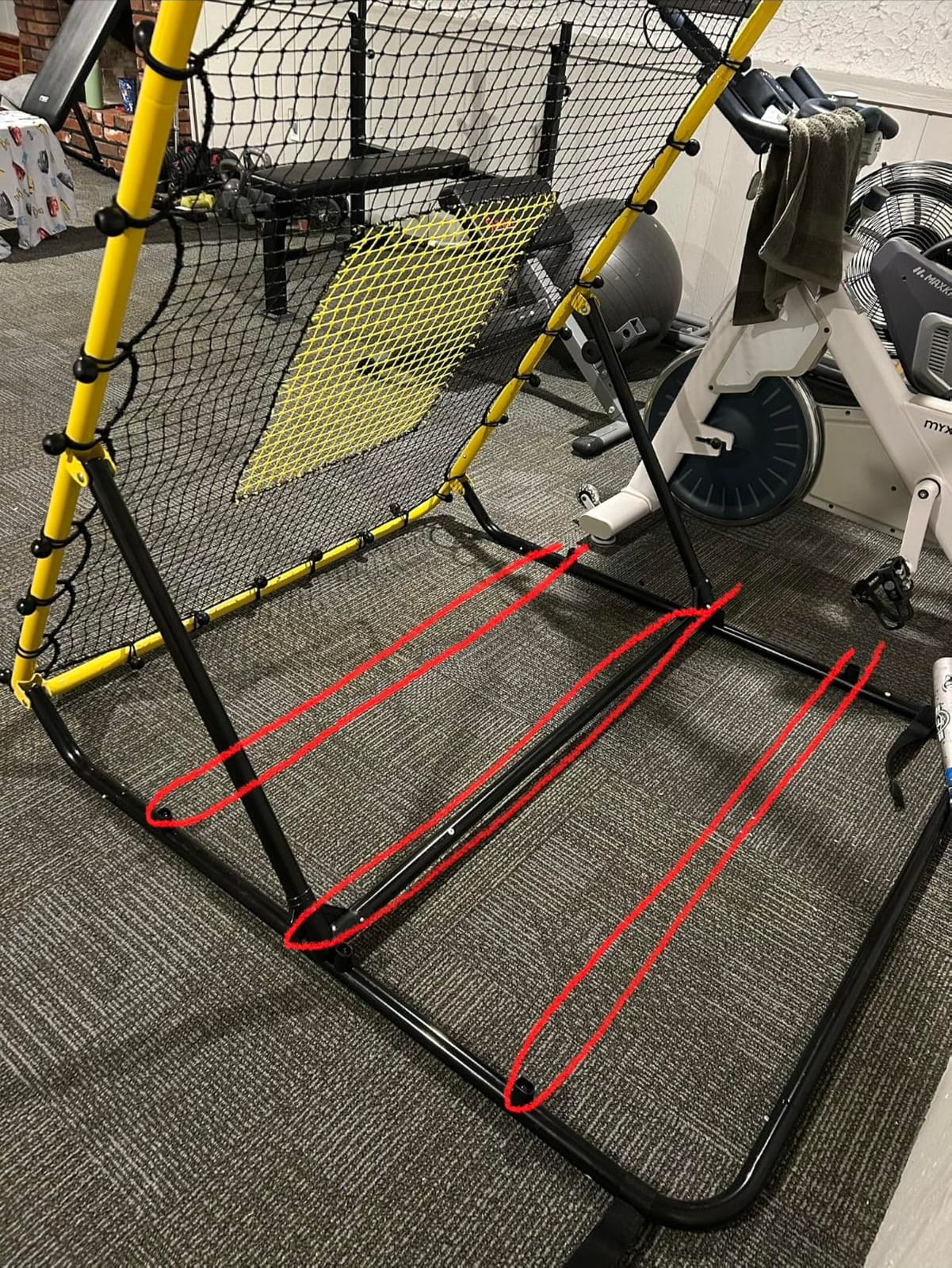 SKLZ Fielding Trainer - Baseball, Softball & Volleyball Rebounder Net. Enhanced Solo Fielding Practice for Skill Development. High-Performance Multi-Sport, Portable, 3 Ball Return Angles, 4x4.5 Feet customer photo 2