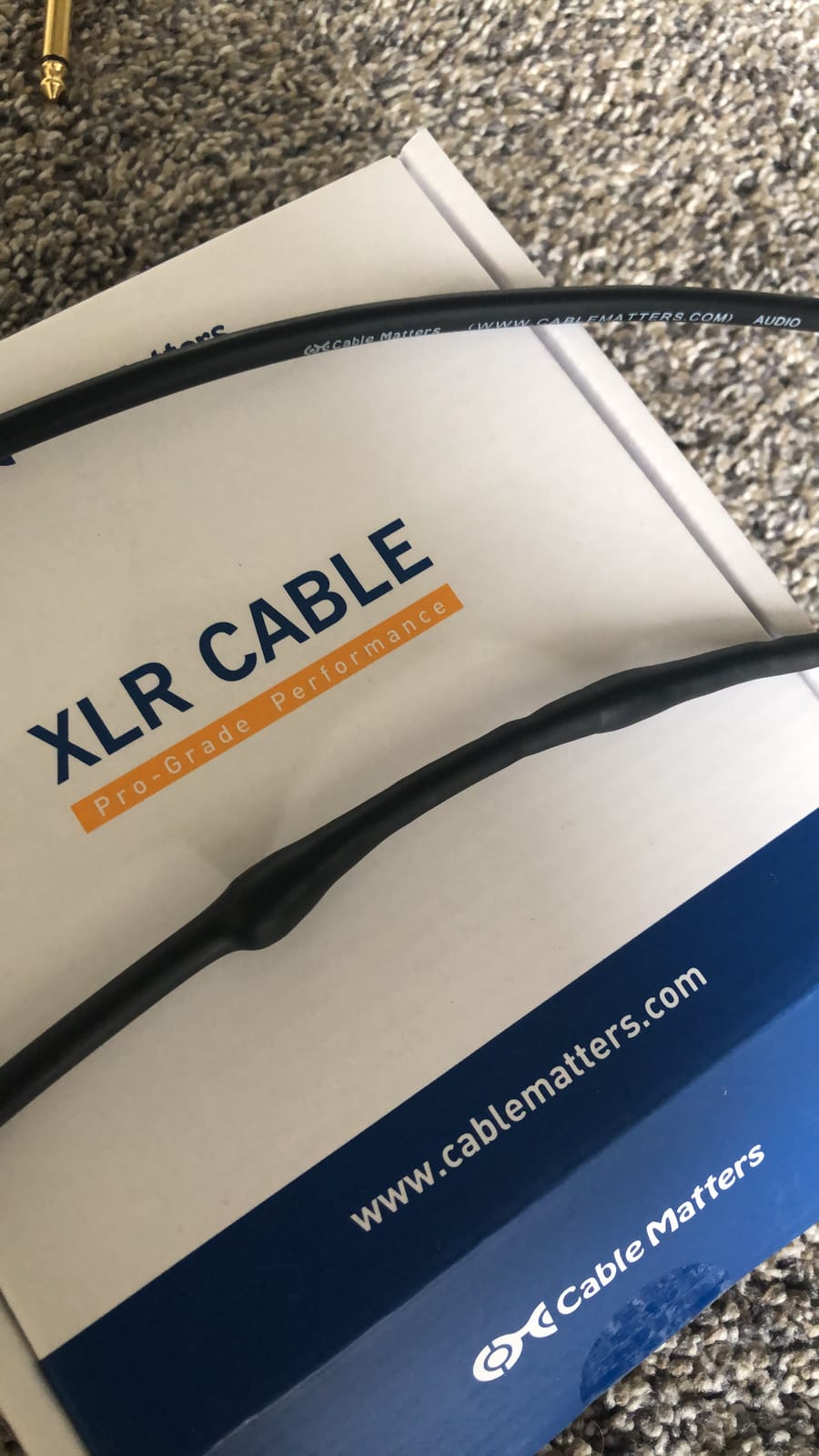 Cable Matters 2-Pack 1/4 Inch TS to TS Guitar Cable, 10ft customer photo 1