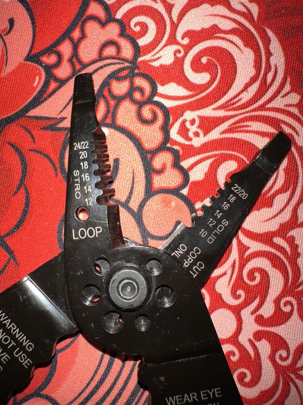 WGGE WG-015 Professional Wire Stripper, Wire Cutter and Wire Crimper 8-inch | 10-22 AWG Cable Stripping, Wire Crimping, Multi-Function Design, Hand Tools customer photo 1