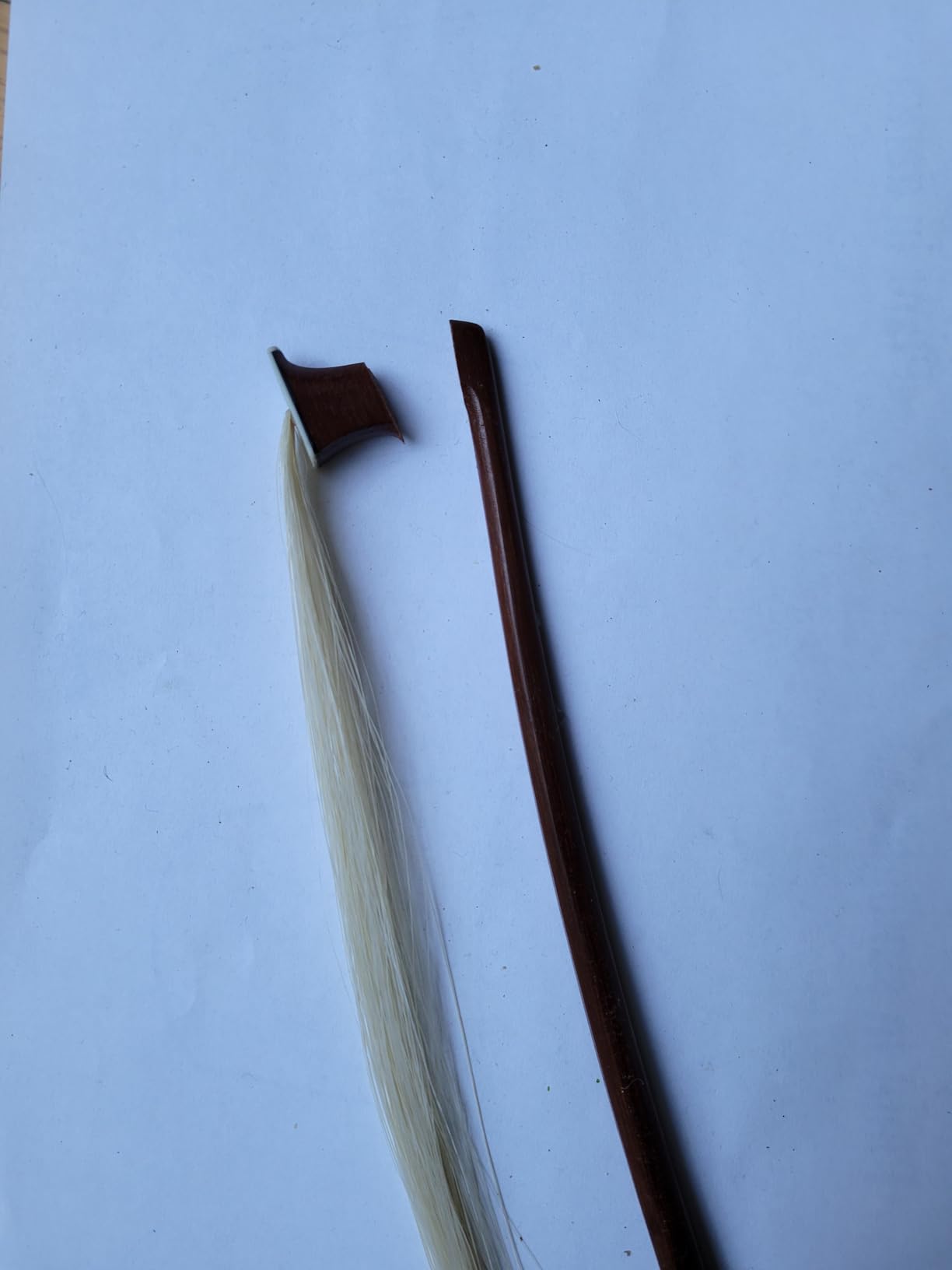 MI&VI NB-510 Brazilwood Violin Bow 4/4 (Full Size) with Ebony Frog | Octagonal Silver Mount | Well Balanced | Light Weight | Mongolian Horse Hair - MIVI Music customer photo 2