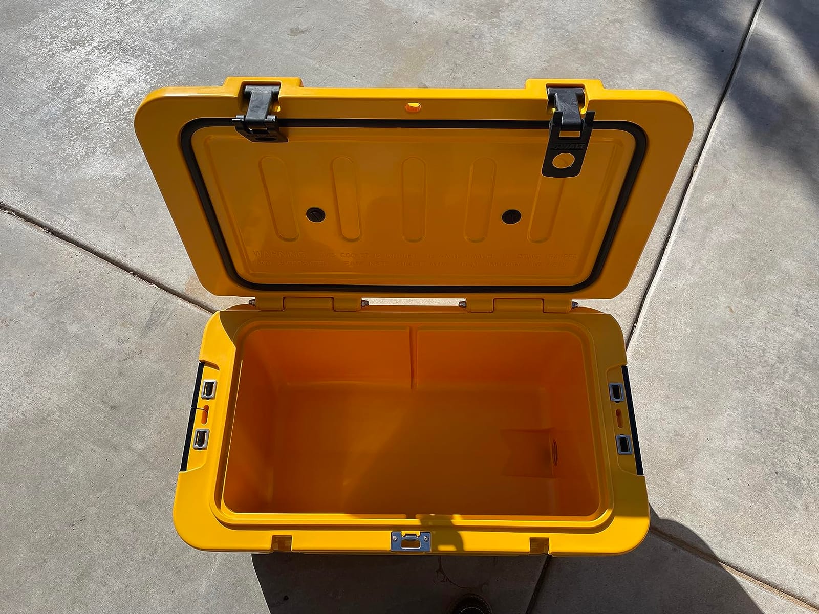 DEWALT 65 Qt Hard Sided Thick Wall Insulated Portable Ice Chest-Cooler | Rotomolded Armored Build, Thick Reinforced Insulated Walls Keeps Ice Cold customer photo 1