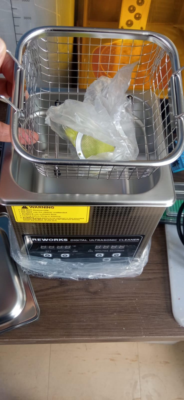 CREWORKS 2L Jewelry Cleaning Machine - 40kHz Digital Sonic Cleaner customer photo 1