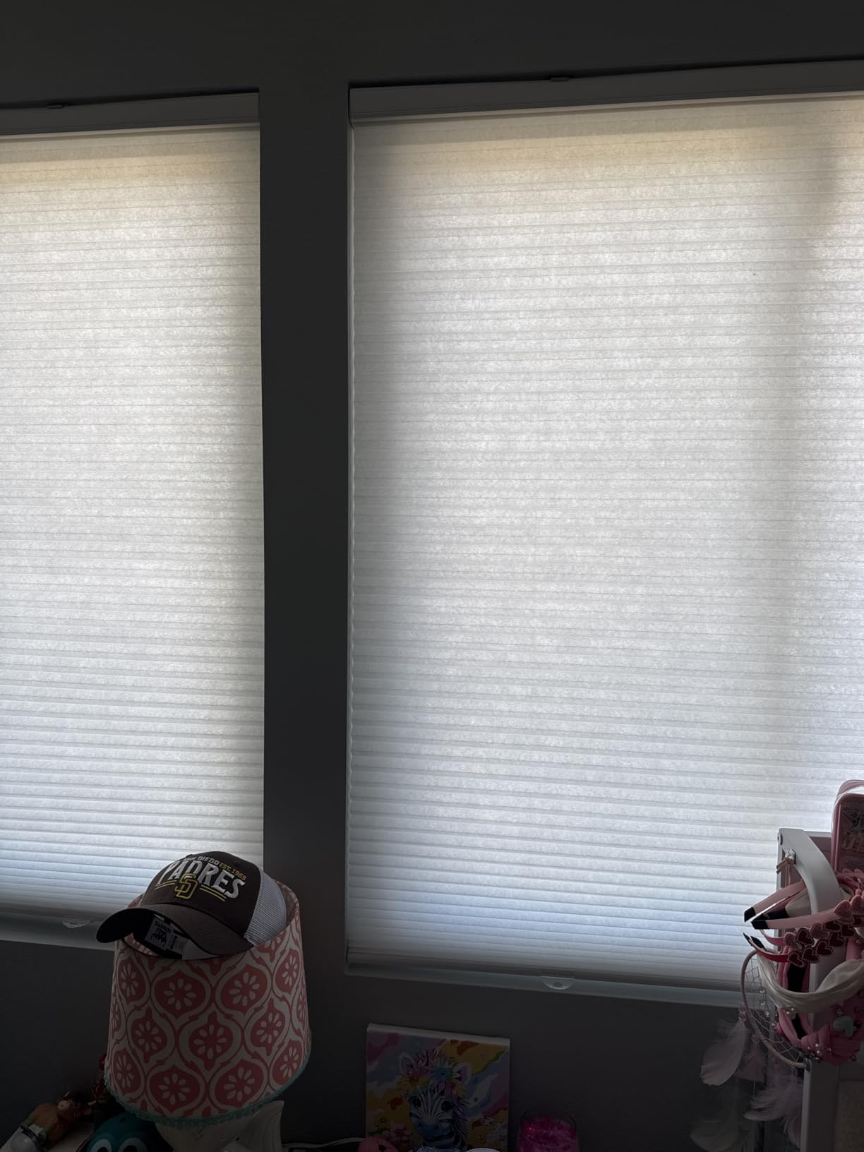 CHICOLOGY Cordless Cellular Shades, Room Darkening, Mist, 30x48 customer photo 1