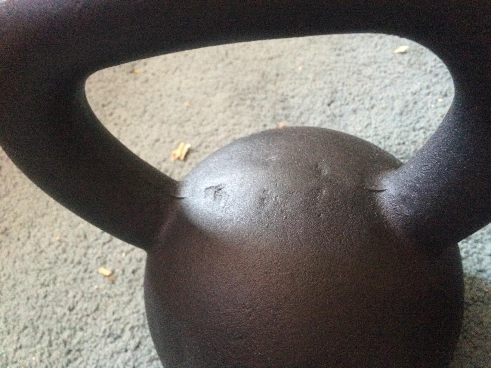 Powder Coated Solid Cast Iron Kettlebell Weights Set 5lb to 45lb Various Combination customer photo 1