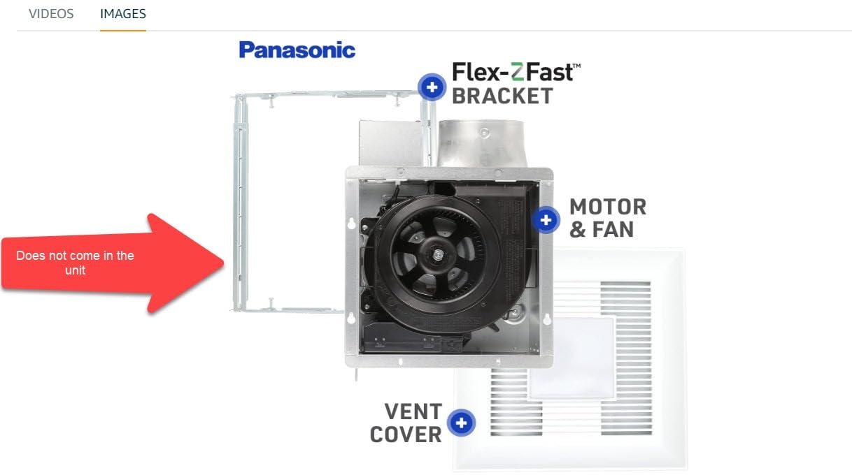 Panasonic FV-0510VSL1 Whispervalue Dc Fan with Led Light Whispervalue Dc Fan/Led Light customer photo 1