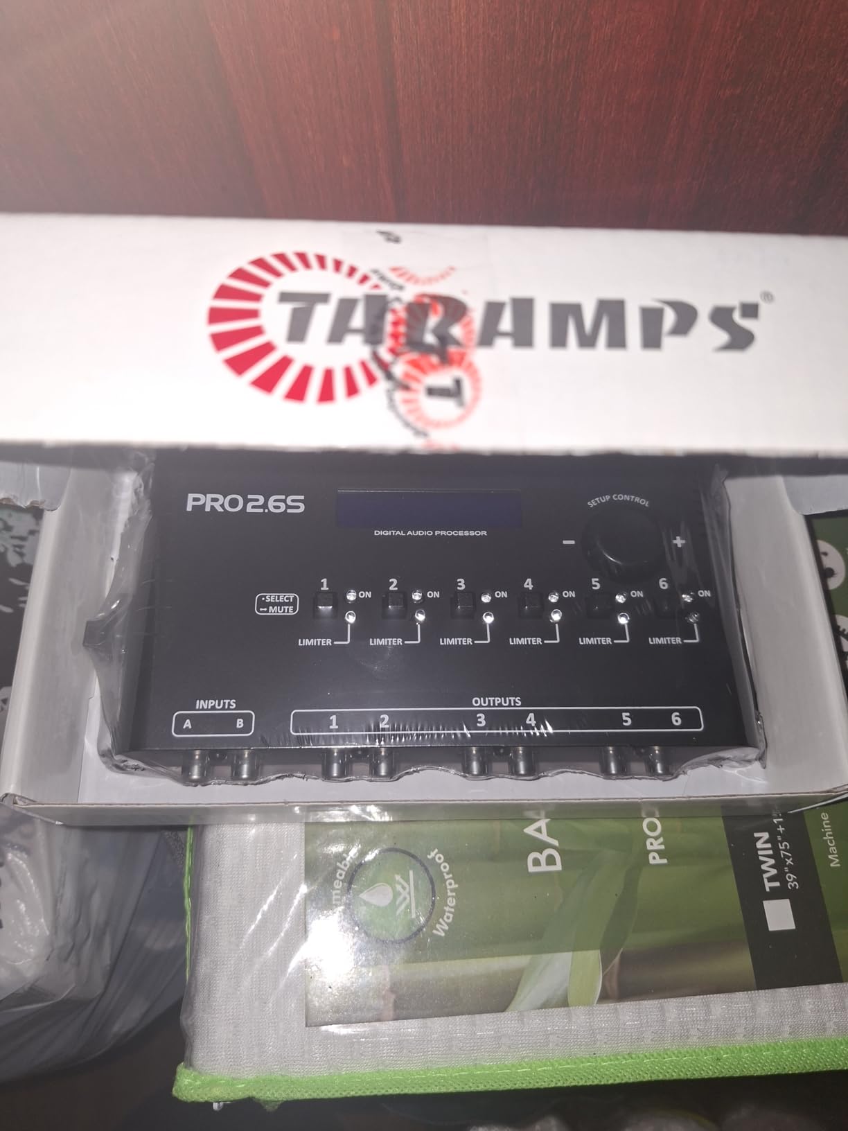 Taramp's Pro 2.6S Digital Signal Processor Equalizer 3-band Graphic Equalization 6 Channels 18K Ohms(RCA) Output Impedance 47 Ohms Limiter Adjustable Car Audio System customer photo 1