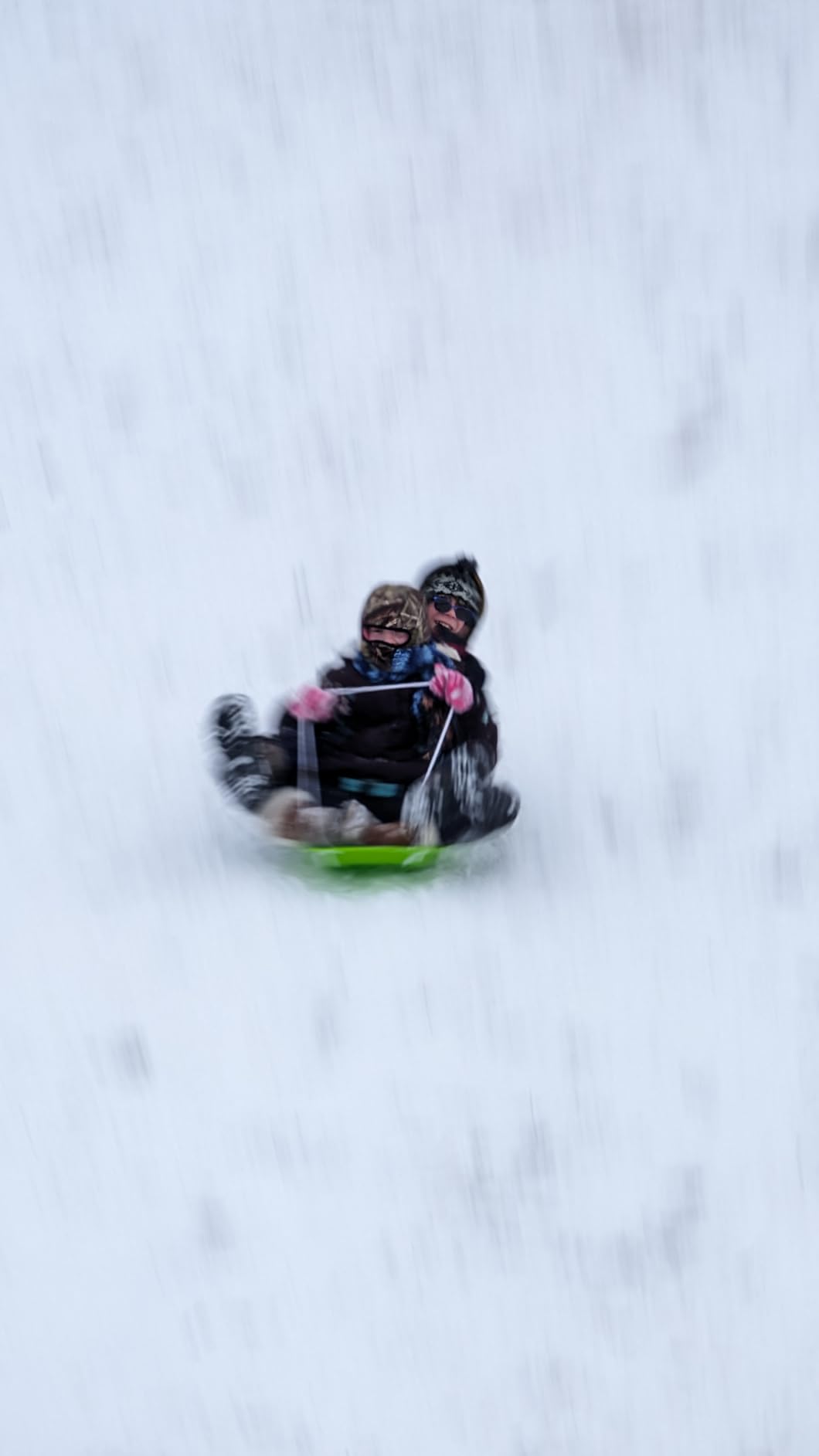 Best Choice Products 35in Kids Plastic Toboggan Snow Sled w/Pull Rope, 2 Handles customer photo 2