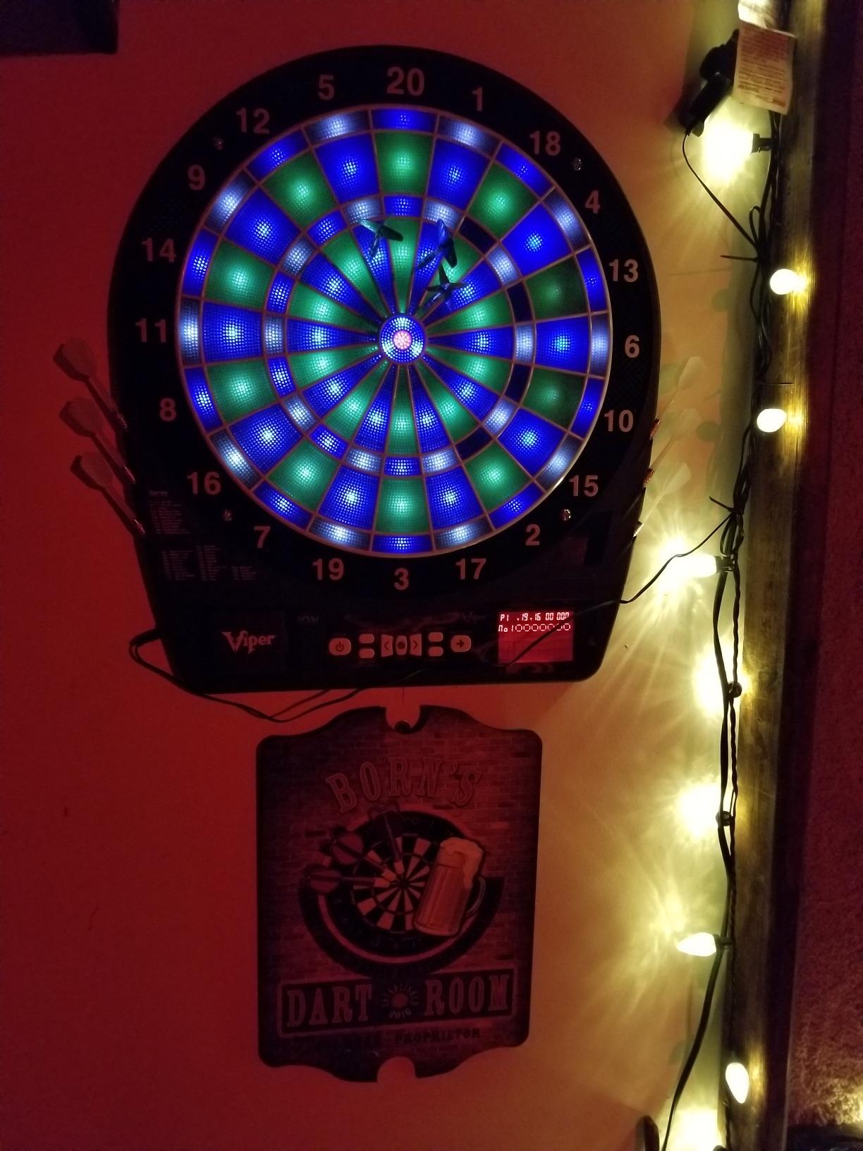 Viper Ion Illuminated Electronic Dartboard, 15.5 in Regulation Target, LED Segments, 48 Games, 8 Players, 6 Darts Included customer photo 2