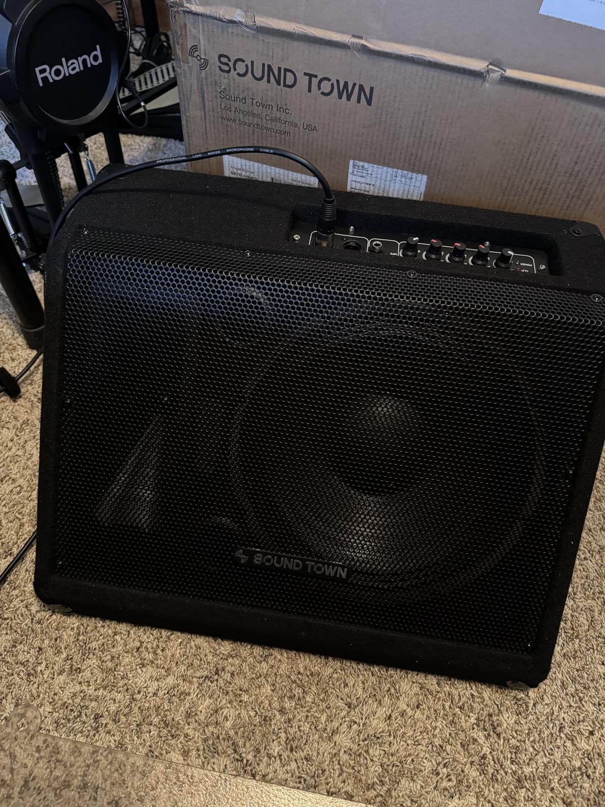 Sound Town METIS-10MPW Powered DJ PA Stage Monitor Speaker 10