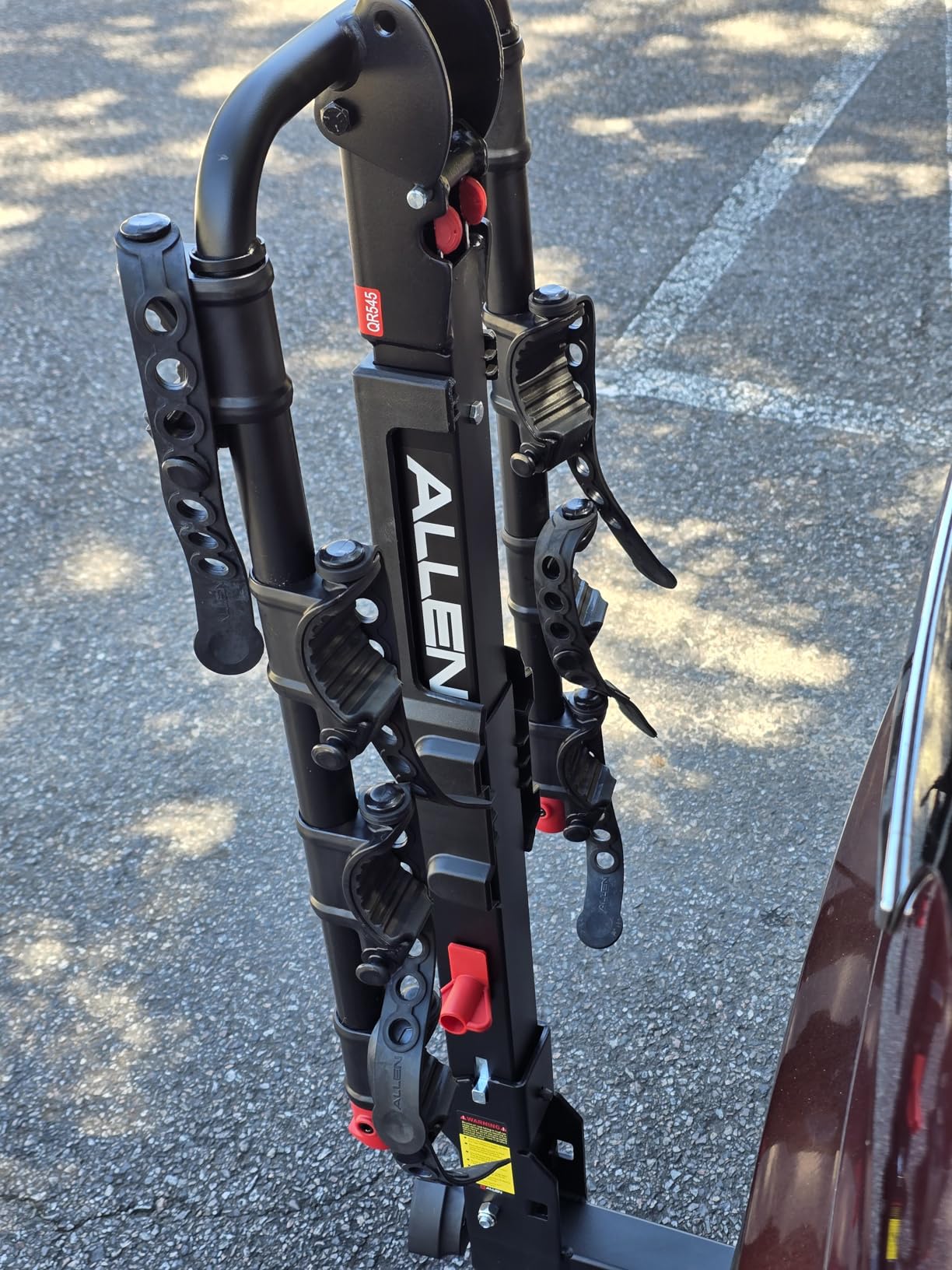 Allen Sports Premier Locking Quick Release 4-Bike Carrier for 2 in. Hitch, Black customer photo 2