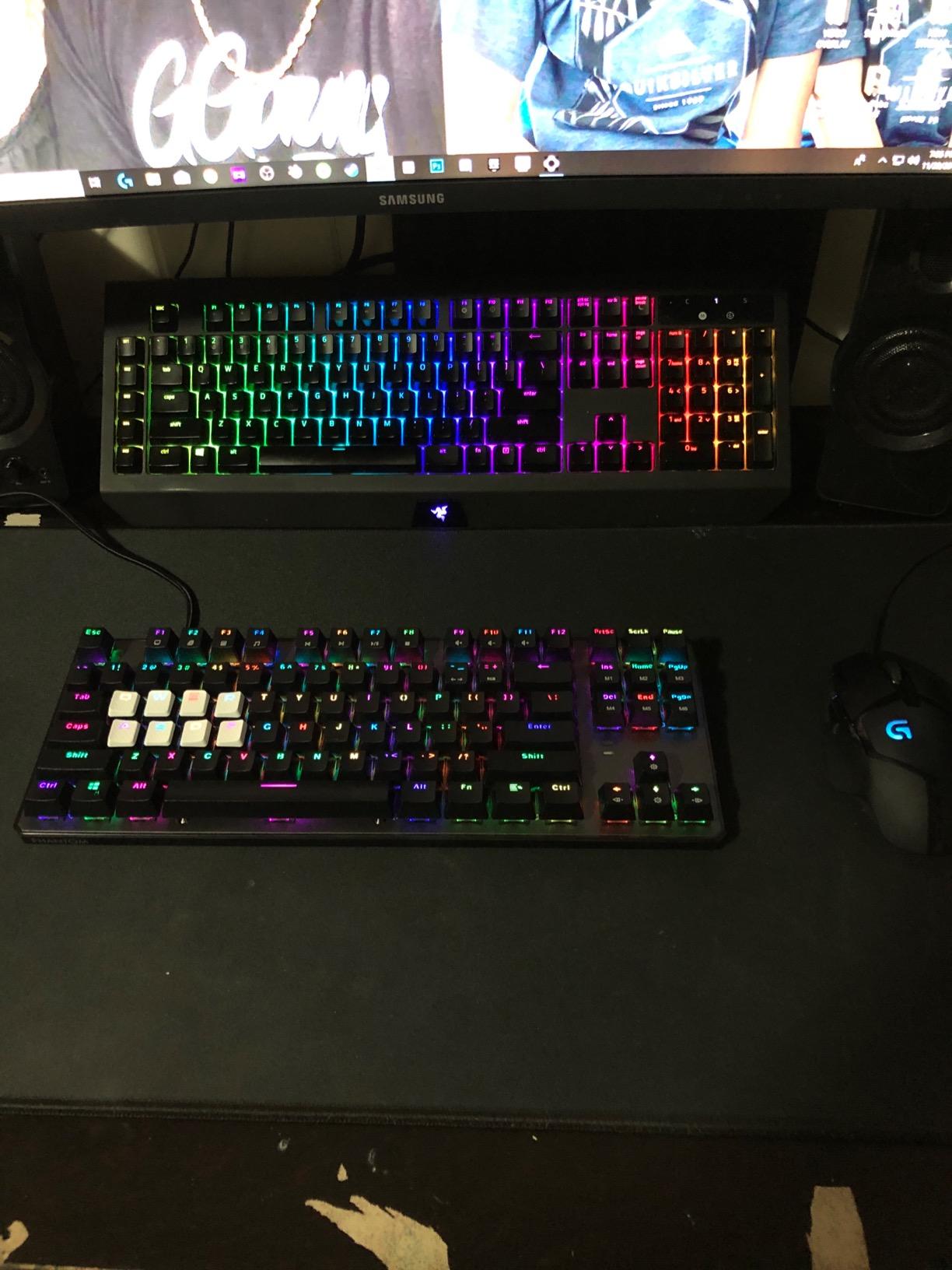 TECWARE Phantom 87 Key RGB Mechanical Gaming Keyboard | Outemu Red Switch | 16.8M Color LED Lighting | 18 Pre-Set | Low Latency | N-Key Rollover | Software Customizable Keys | Wired USB Connection customer photo 1