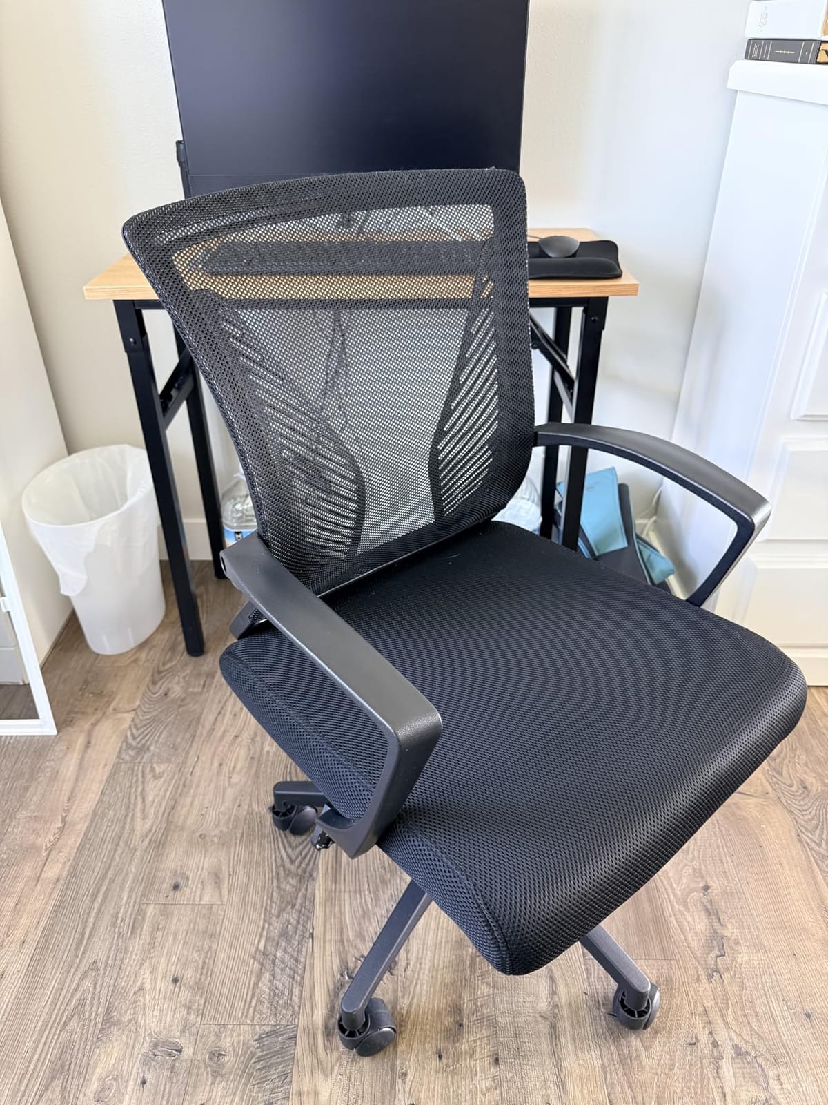 Furmax Office Chair,Ergonomic Computer Desk Mesh Chair,Lumbar Support,Black customer photo 2