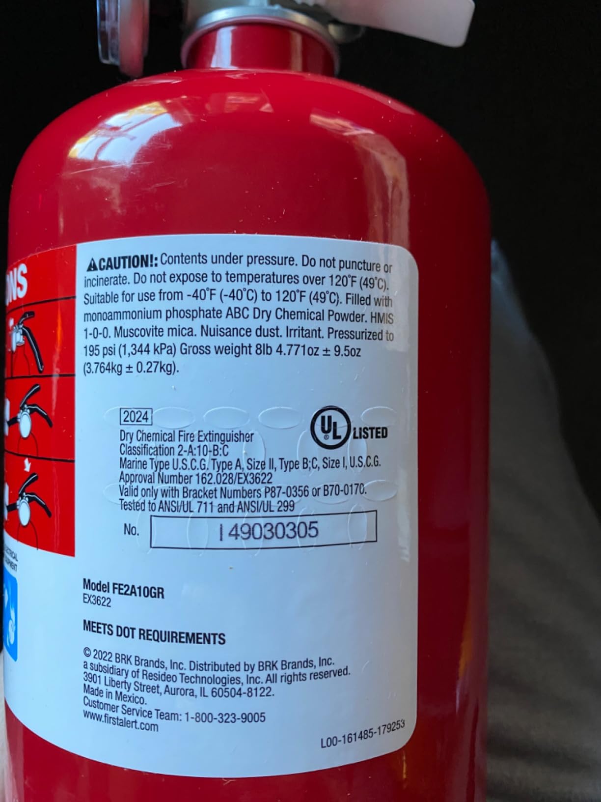 First Alert Fire Extinguisher, Heavy Duty for Home & Commercial Use customer photo 1