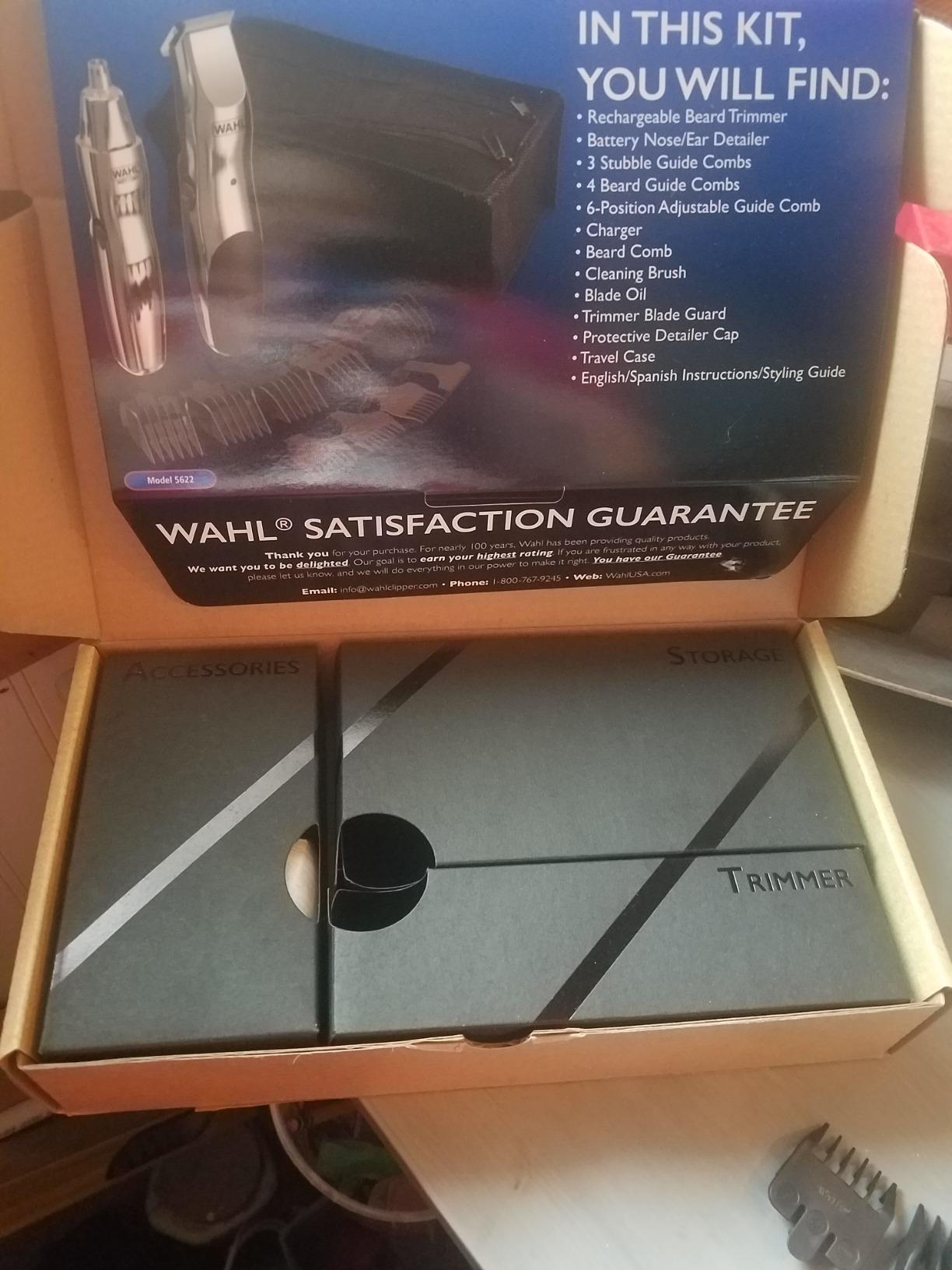 Wahl Groomsman Rechargeable Beard Trimmer Kit & Bonus Battery Nose Trimmer customer photo 1