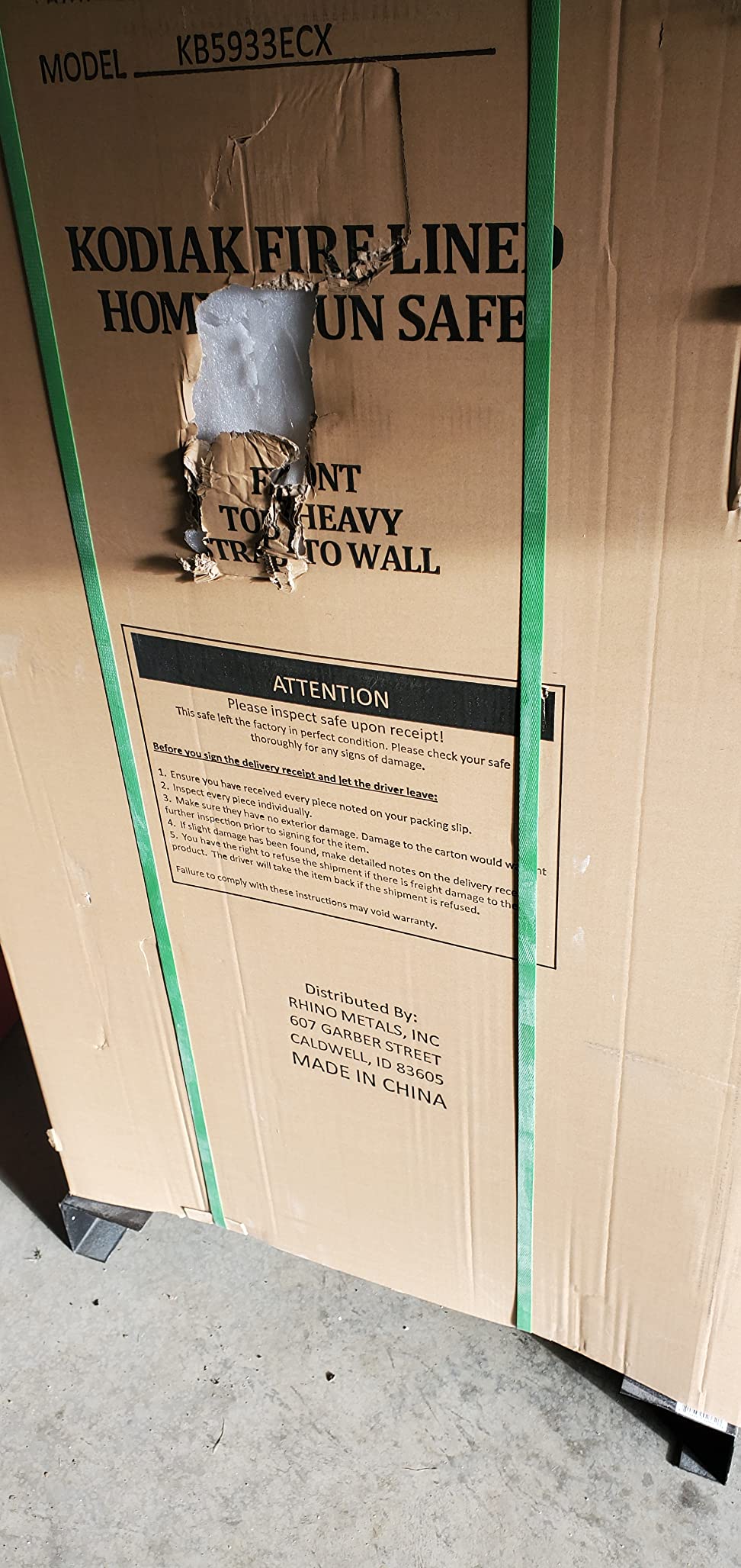 Kodiak Gun Safe for Rifles & Pistols, KBX5933 by Rhino Metals with New SafeX Security System, 46 Long Guns & 6 Handguns, 40 Minute Fire Protection, Door Organizer for Handguns & Ammo, 470lbs customer photo 2
