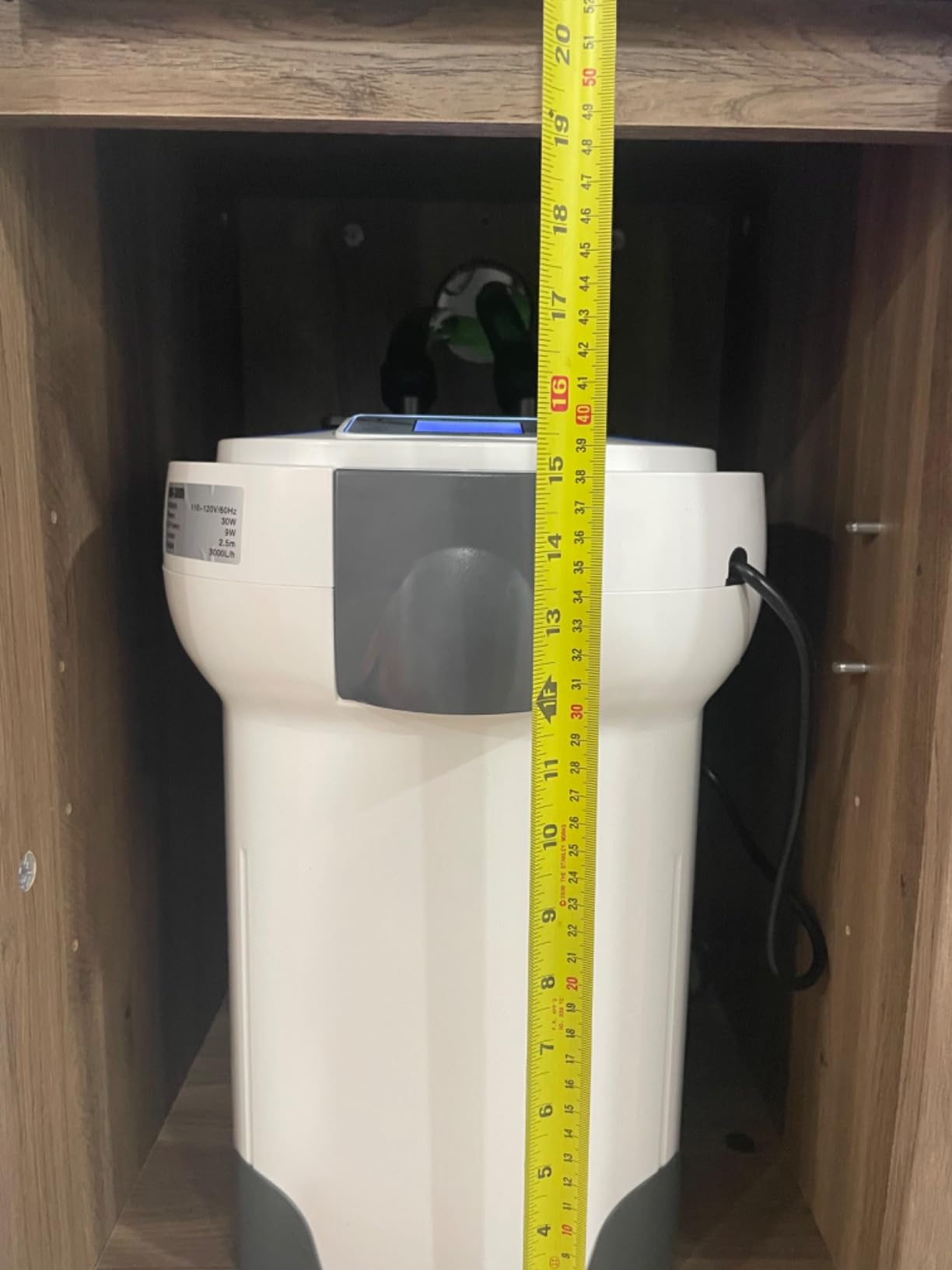 SunSun HW-3000 UV 9W 5-Stage External Canister Filter 793gph, White customer photo 2