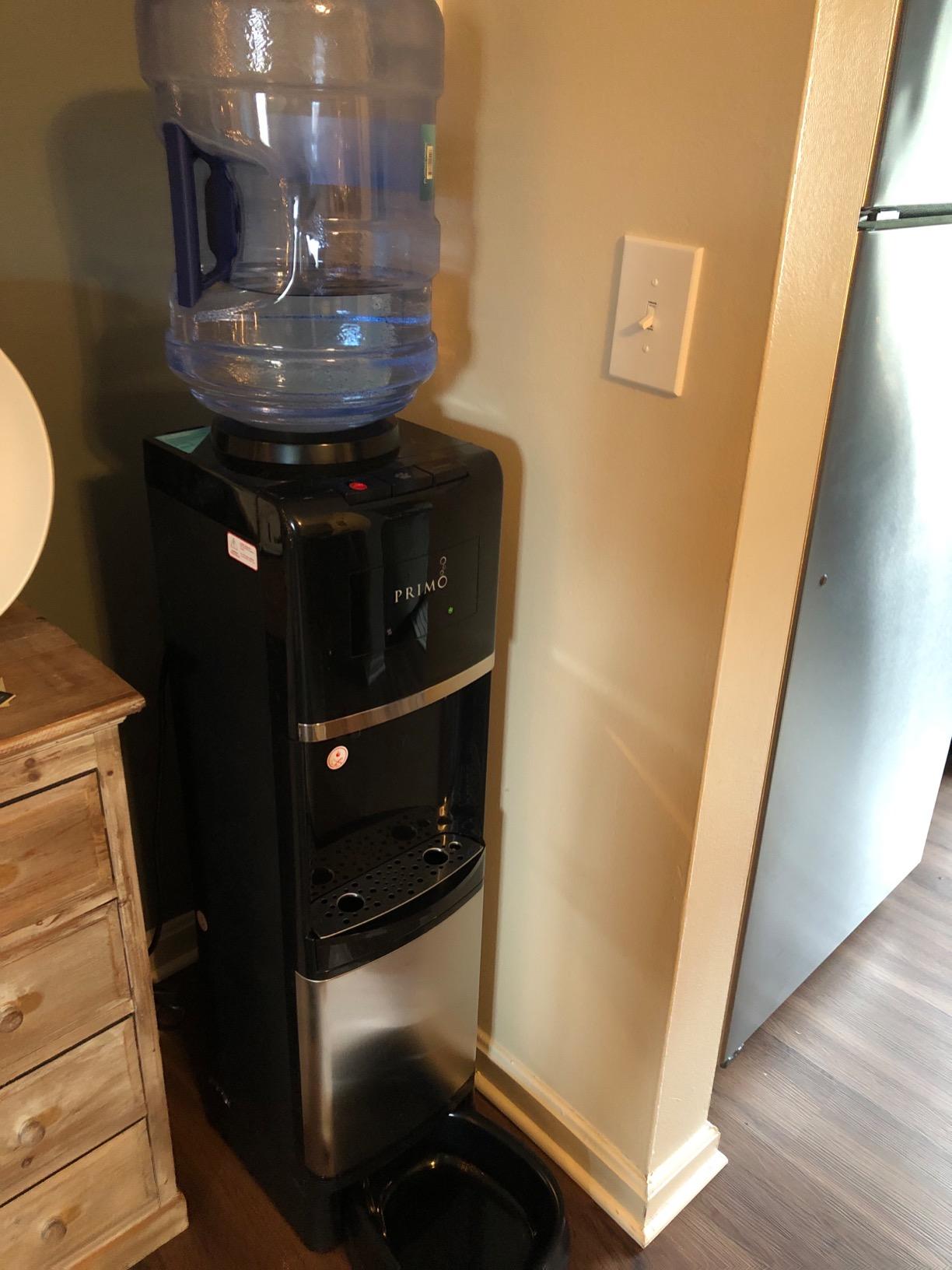 Primo Water Dispenser for 5 Gallon Bottle with Pet Drinking Station - Hot & Cold Top Loading Water Cooler Machine customer photo 1