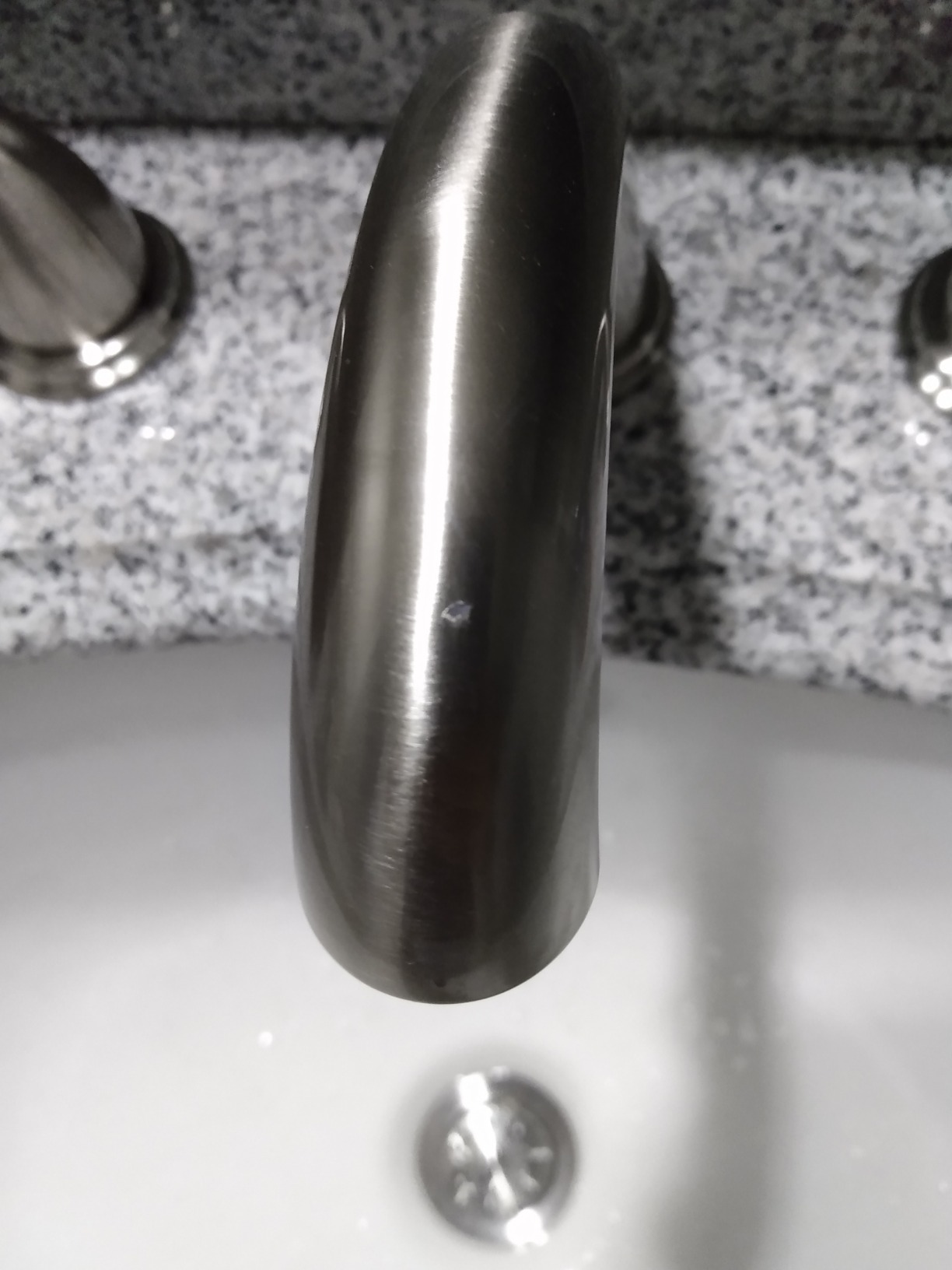 Phiestina 8 Inch 2 Handles 3 Holes Deck Mount Brushed Nickel Widespread Bathroom Faucet, with Pop Up Drain, WF008-5-BN customer photo 1