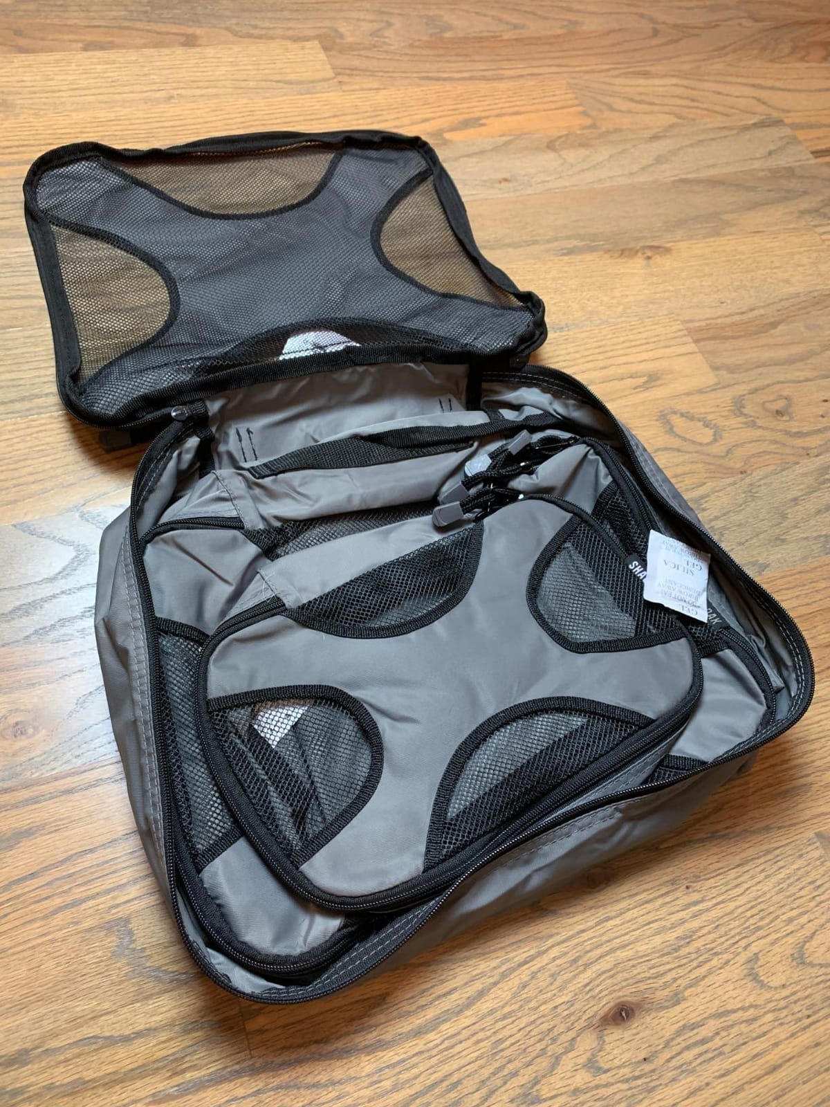 Shacke 5 Set Packing Cubes for Travel with Laundry Bag (Pure Black) customer photo 2