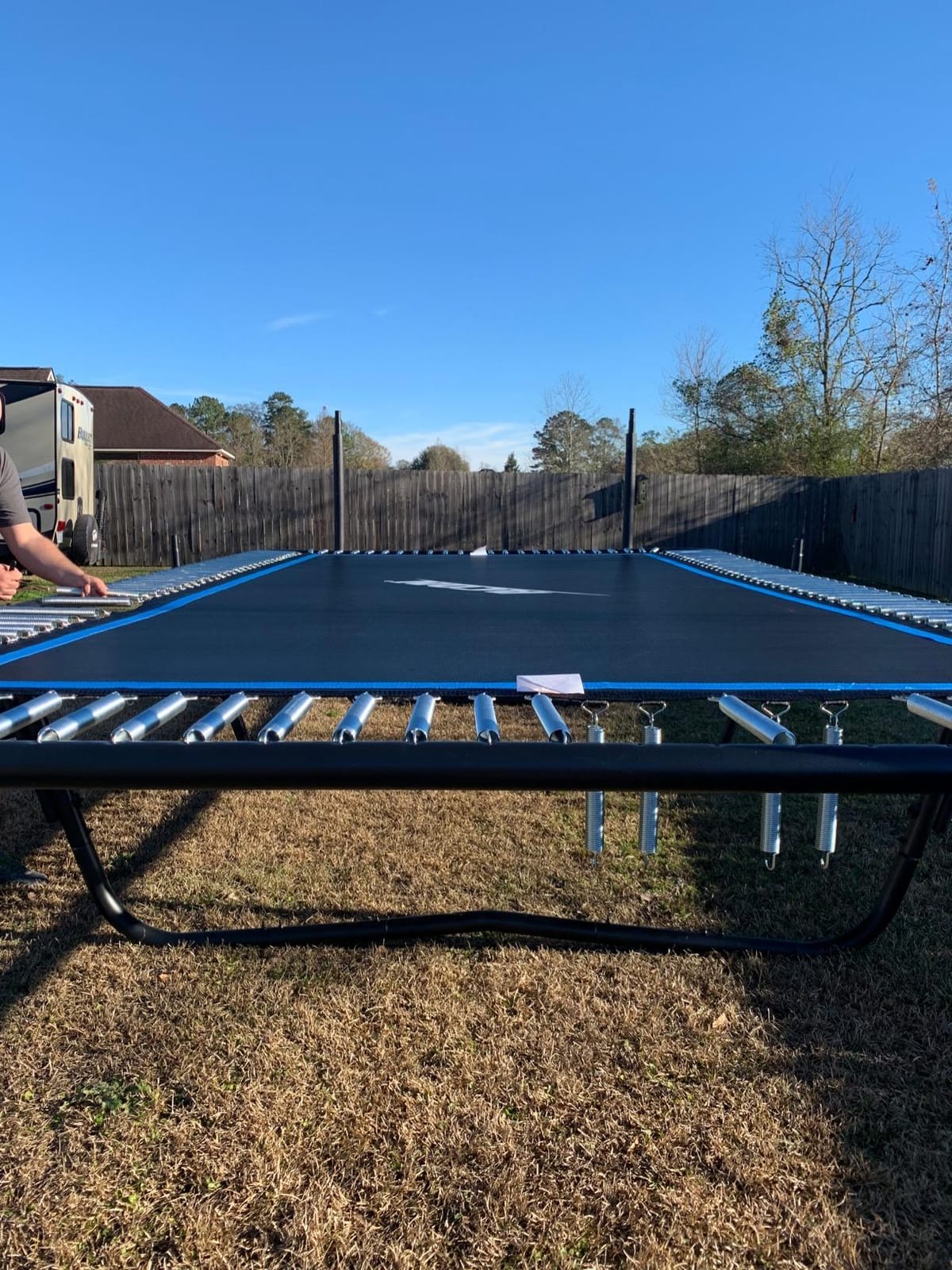 ACON 16 HD Rectangular Trampoline 17x9.8 ft, 140 HD Springs, SafeMat customer photo 1