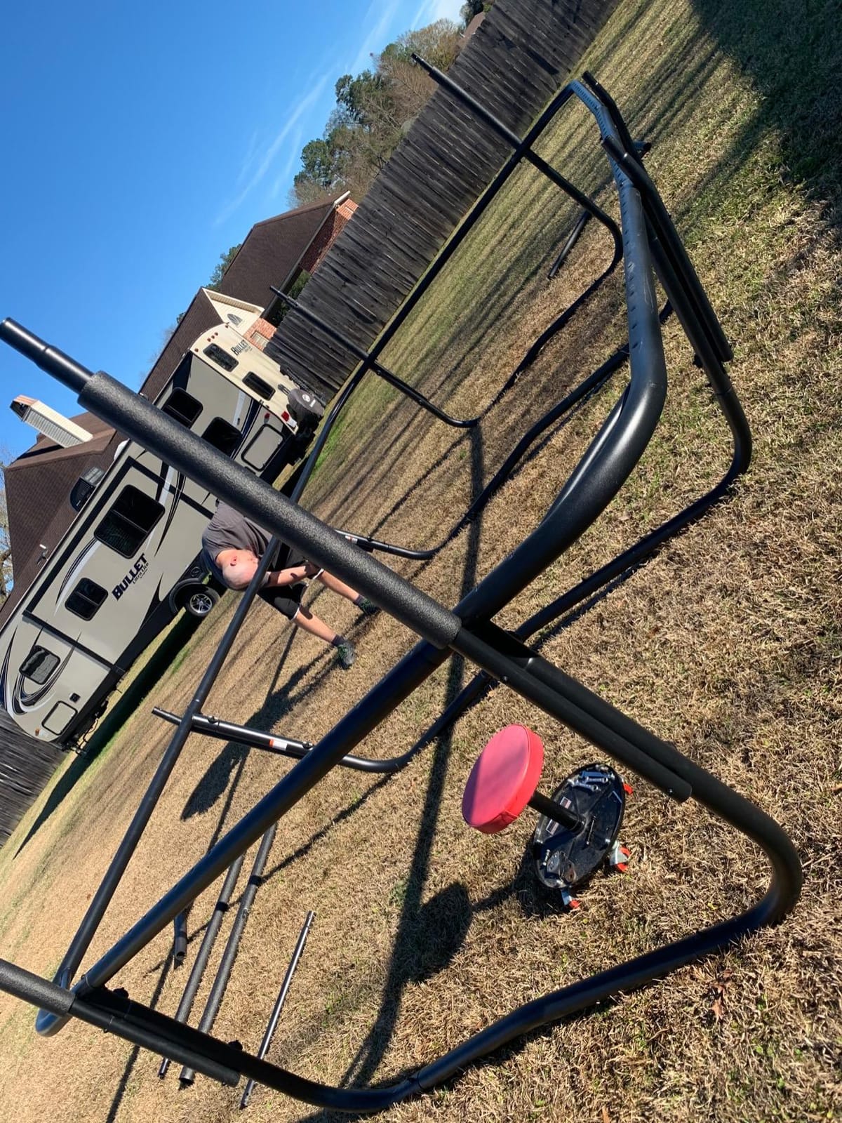 ACON 16 HD Rectangular Trampoline 17x9.8 ft, 140 HD Springs, SafeMat customer photo 2