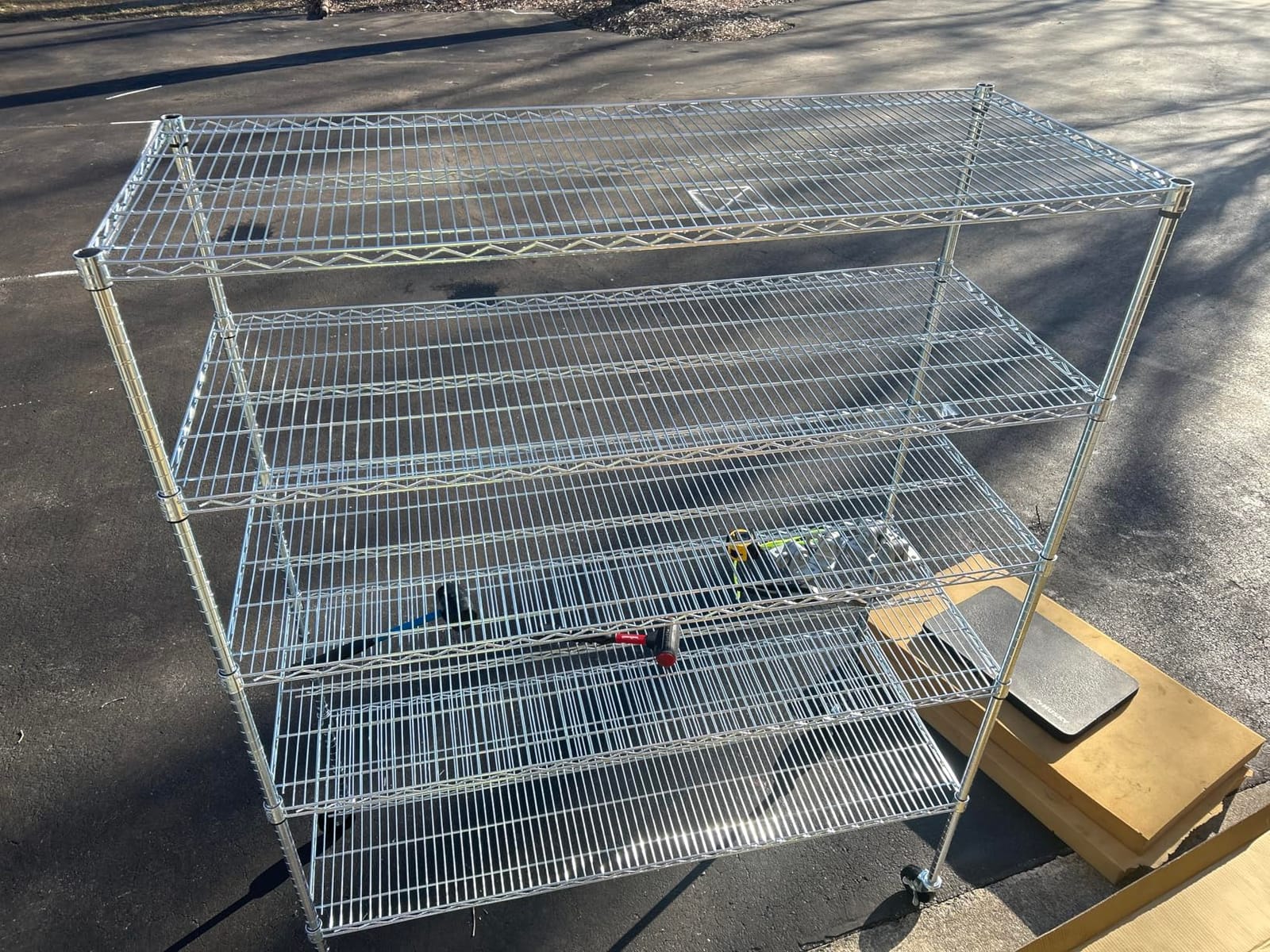 UltraDurable 5-Tier NSF Steel Wire Shelving, 24