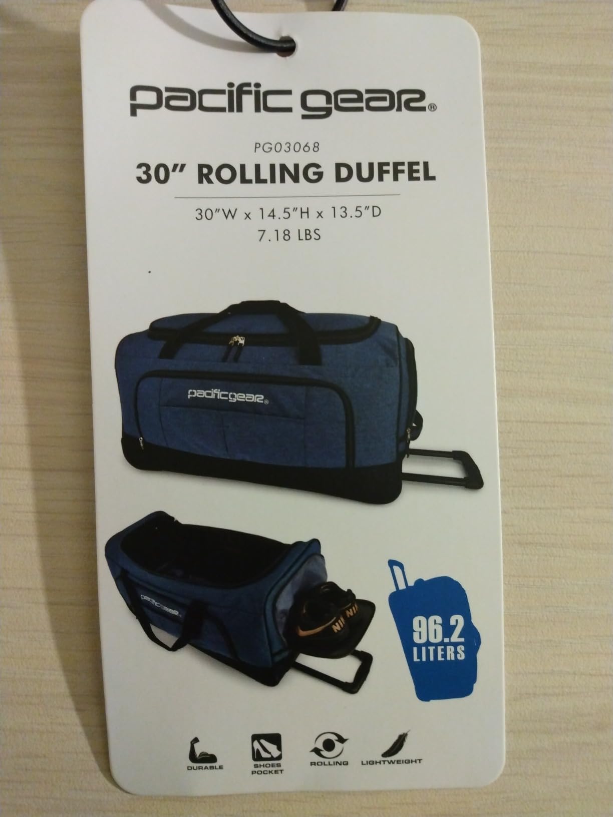 Pacific Gear Duffel Bag with Rolling Wheels customer photo 2