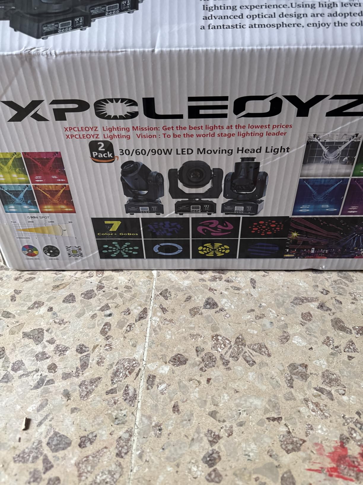 60W DJ Lights Moving Head Lights DMX512 Stage Lights customer photo 1