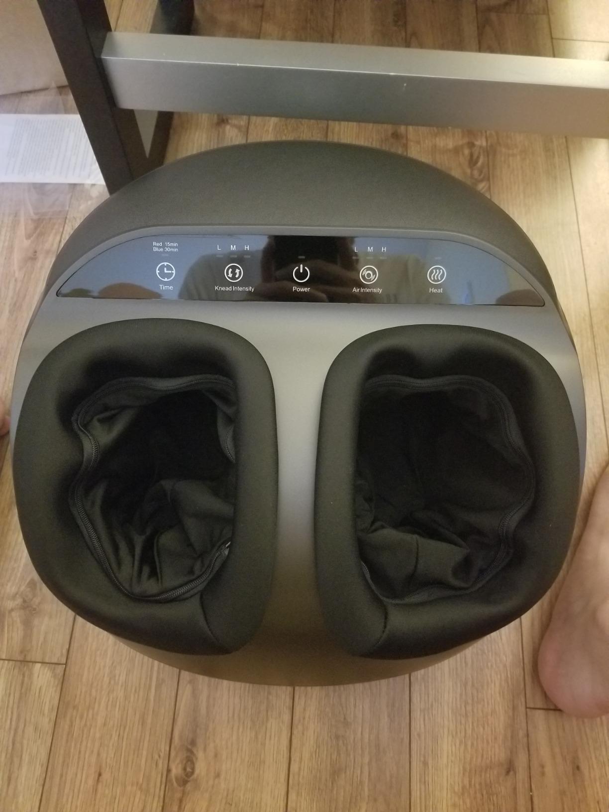 RENPHO Full Foot Massager with Heat, Deep Shiatsu for Plantar Fasciitis customer photo 2