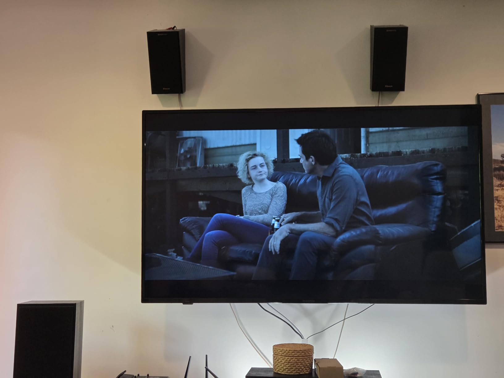 Klipsch R-41SA Powerful Detailed Home Speaker Set of 2 Black | Use on compatible tower or bookshelf speakers for reflected height effects, or wall-mount as elevation or surround speakers customer photo 2