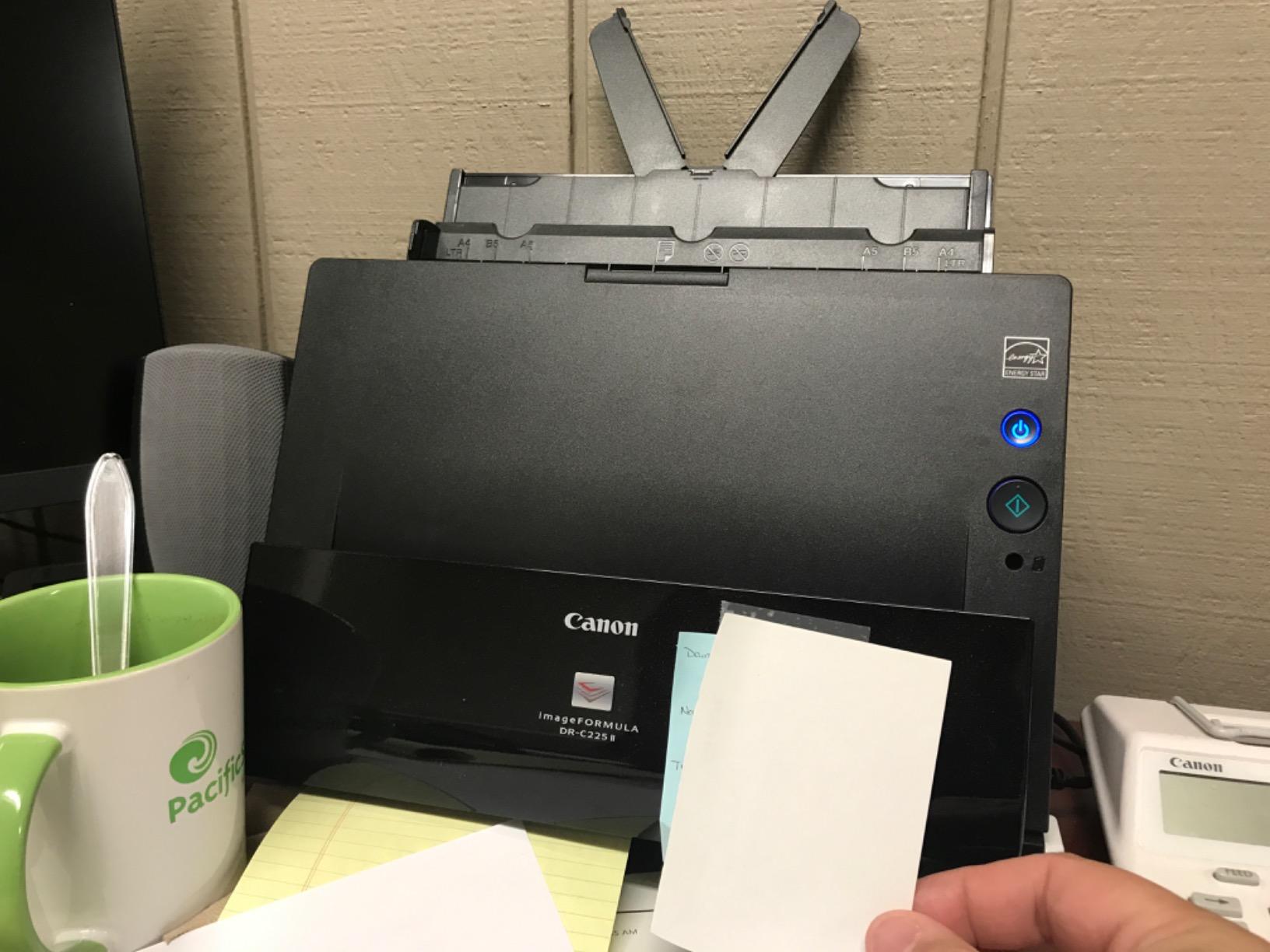 Canon imageFORMULA DR-C225 II Office Document Scanner, Black - 3258C002 customer photo 2