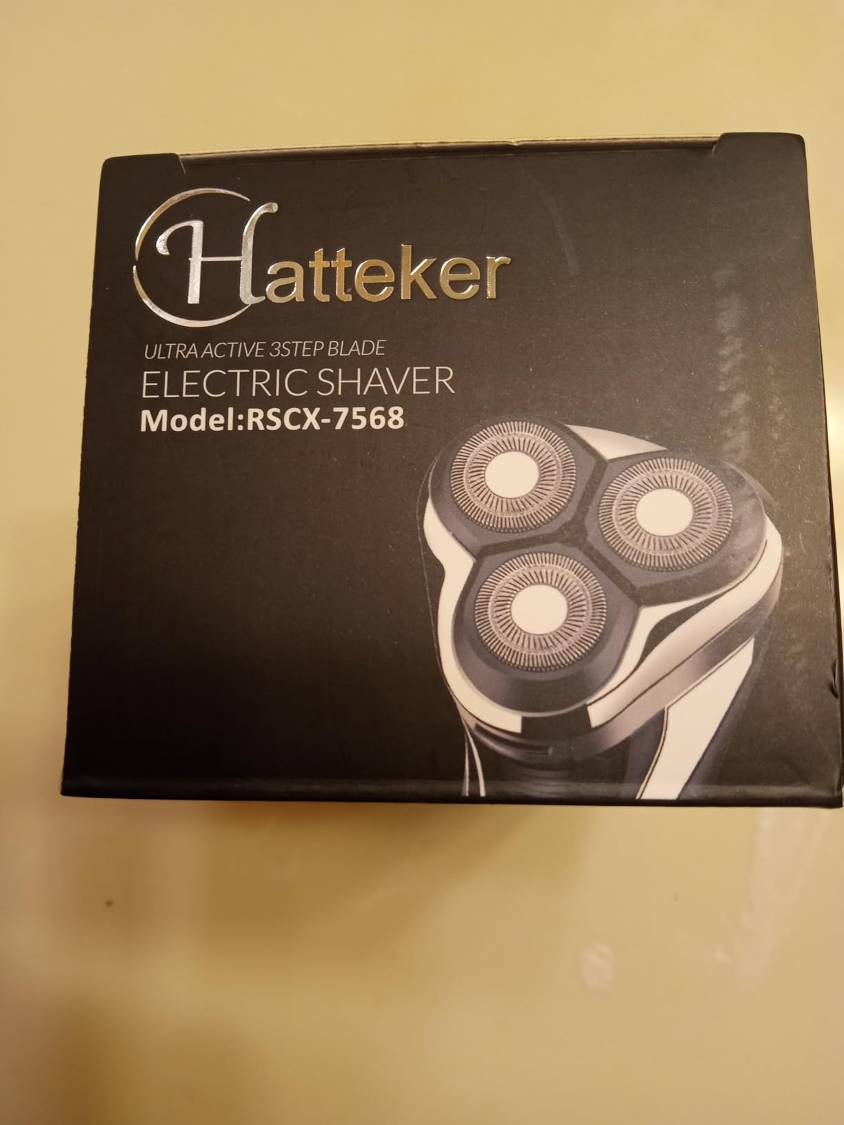Hatteker Electric Shaver Rotary Razor Men Cordless Beard Trimmer Pop-Trimmer Waterproof customer photo 1