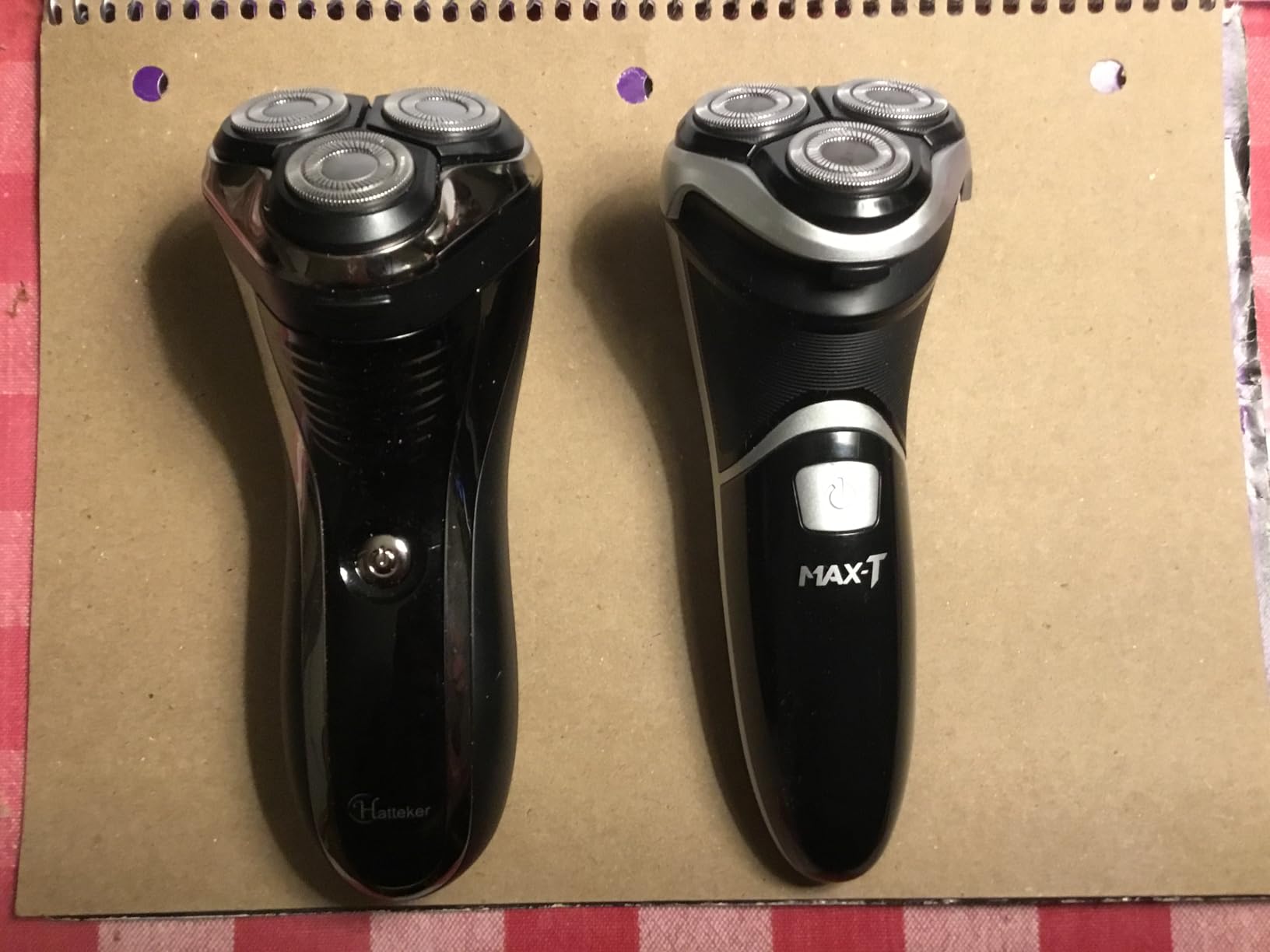 Hatteker Electric Shaver Rotary Razor Men Cordless Beard Trimmer Pop-Trimmer Waterproof customer photo 2