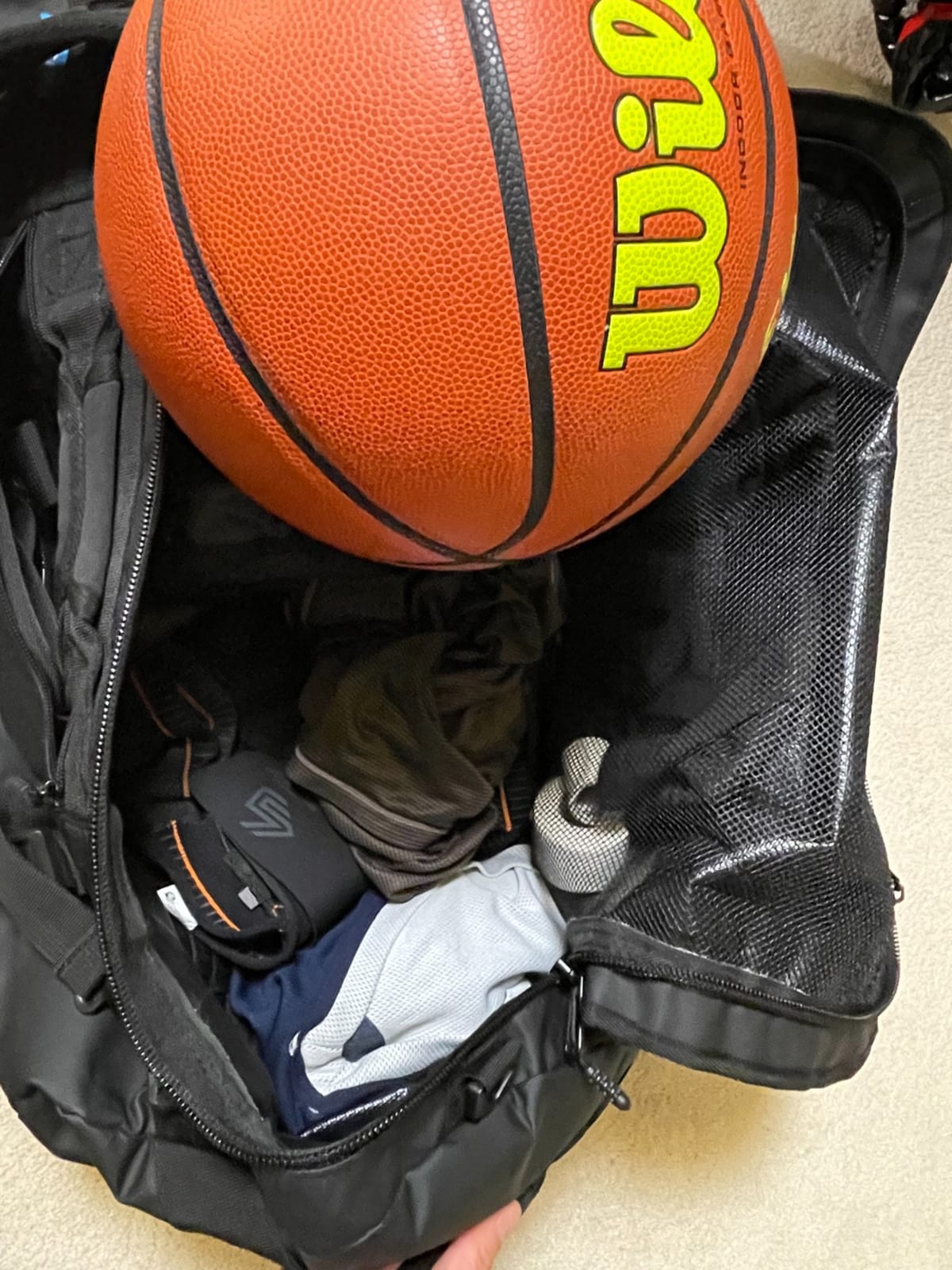 MIER Large Duffle Bag Backpack for Travel Camping Gym Sports, 45L/60L/90L customer photo 2