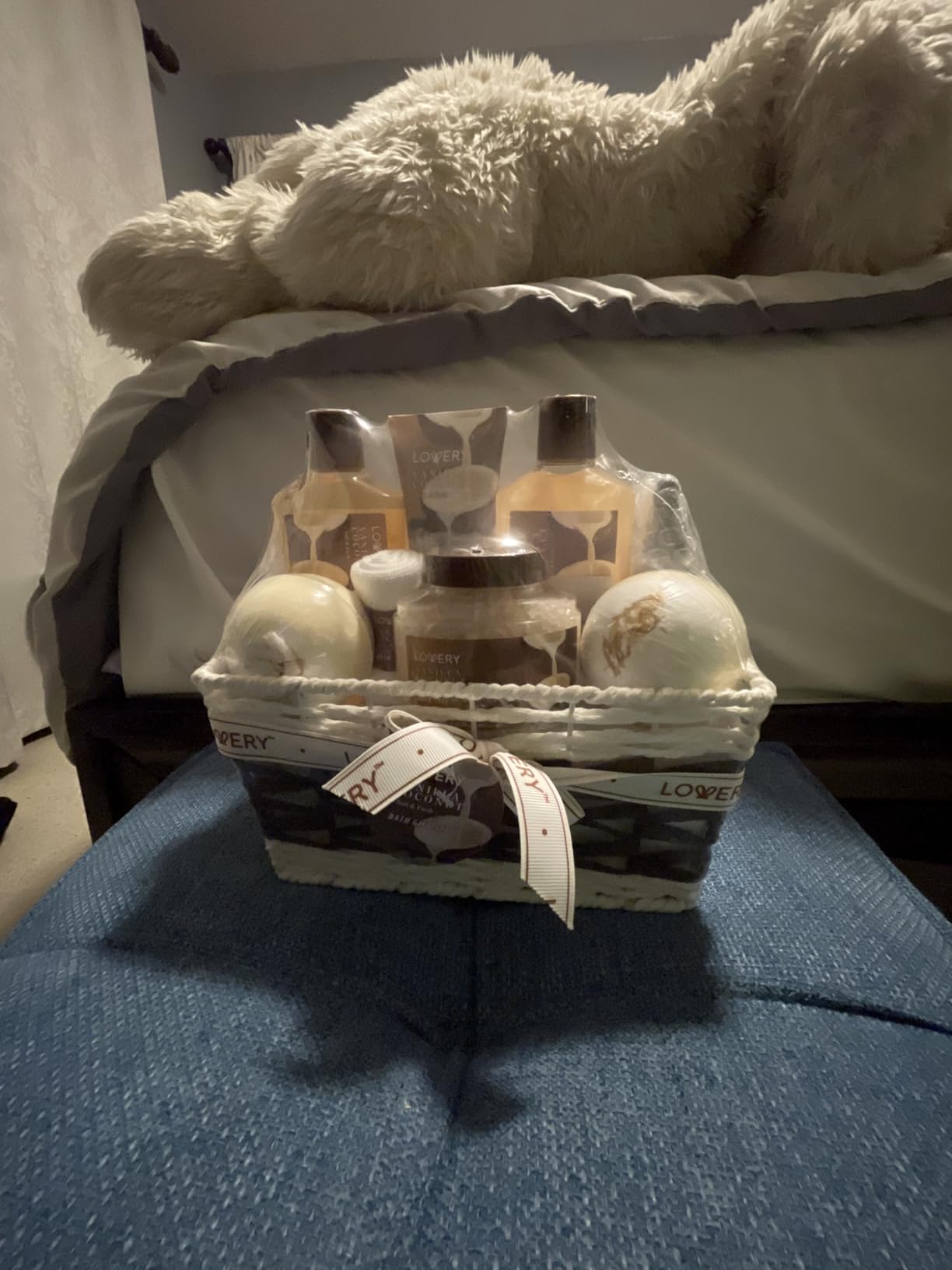 Gifts For Women Gift Basket for Women - 9 Piece Set of Vanilla Coconut Home Spa Set customer photo 1