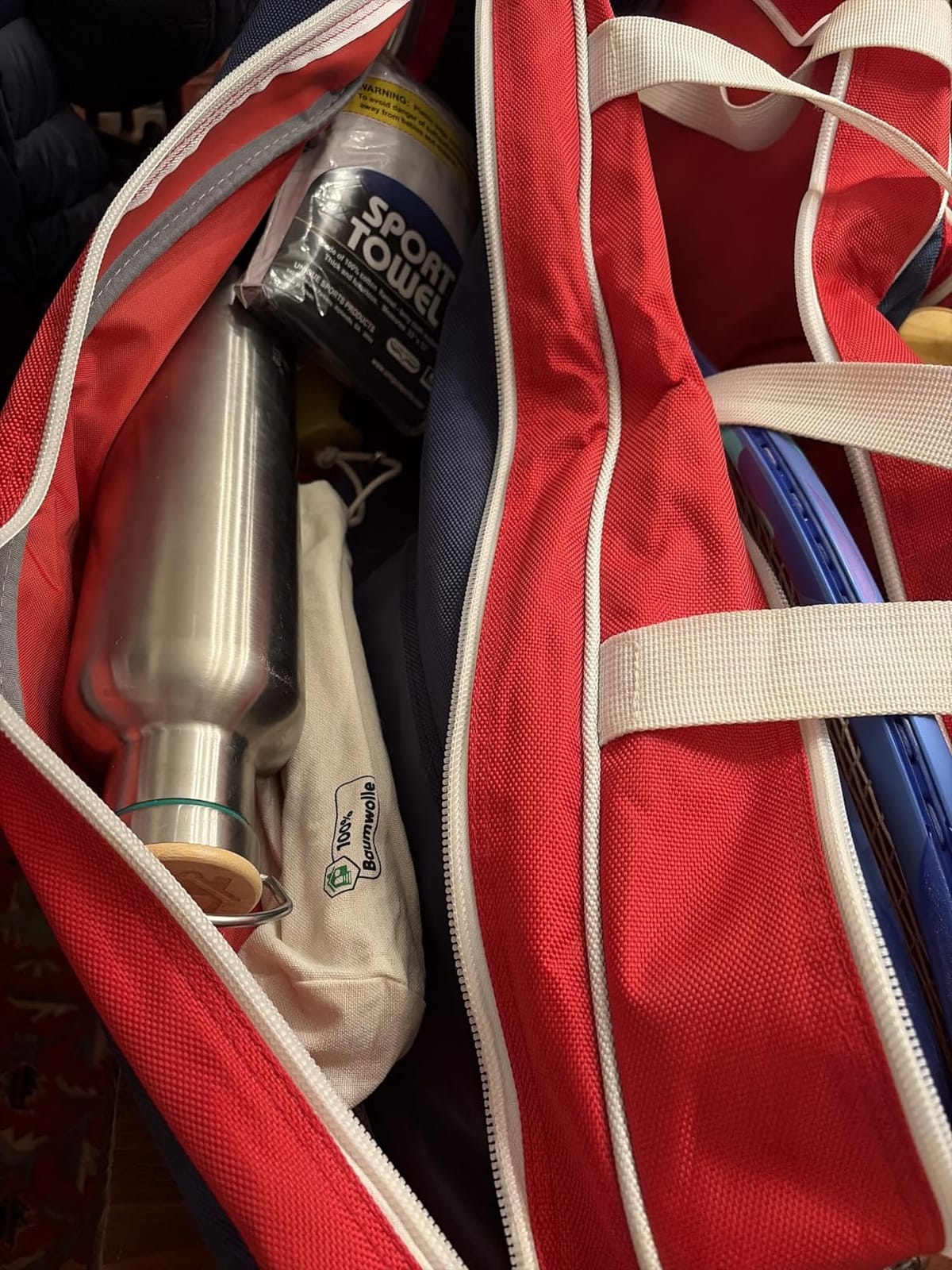 K-Cliffs Tennis Racket Bag | Deluxe Ballistic Nylon | Shoe Compartment customer photo 1