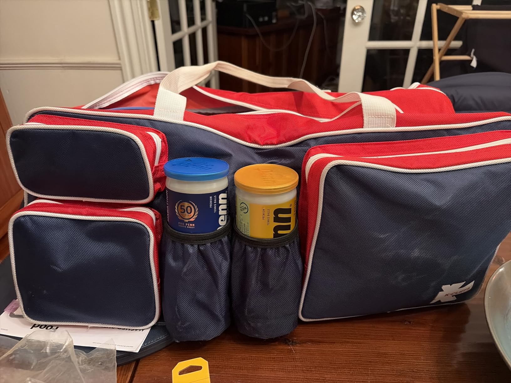 K-Cliffs Tennis Racket Bag | Deluxe Ballistic Nylon | Shoe Compartment customer photo 2