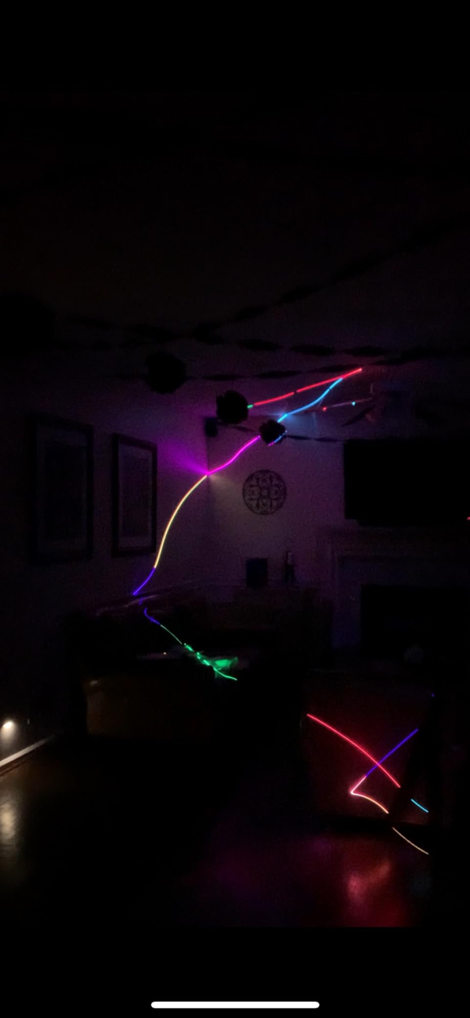 Professional RGB Laser Party Lights,Sound Activated DJ Disco Light,DMX512 Remote Control Scanner Beam Effect Lazer Projector Lighting for Show KTV Bar Club School Dances Corporate Event Mobile DJs customer photo 1