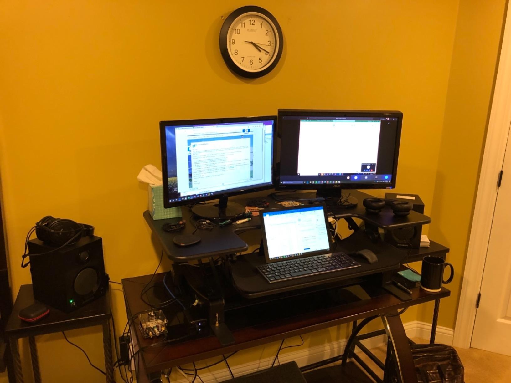 VIVO Black 36 in Electric Desk Converter, DESK-V000VE customer photo 1