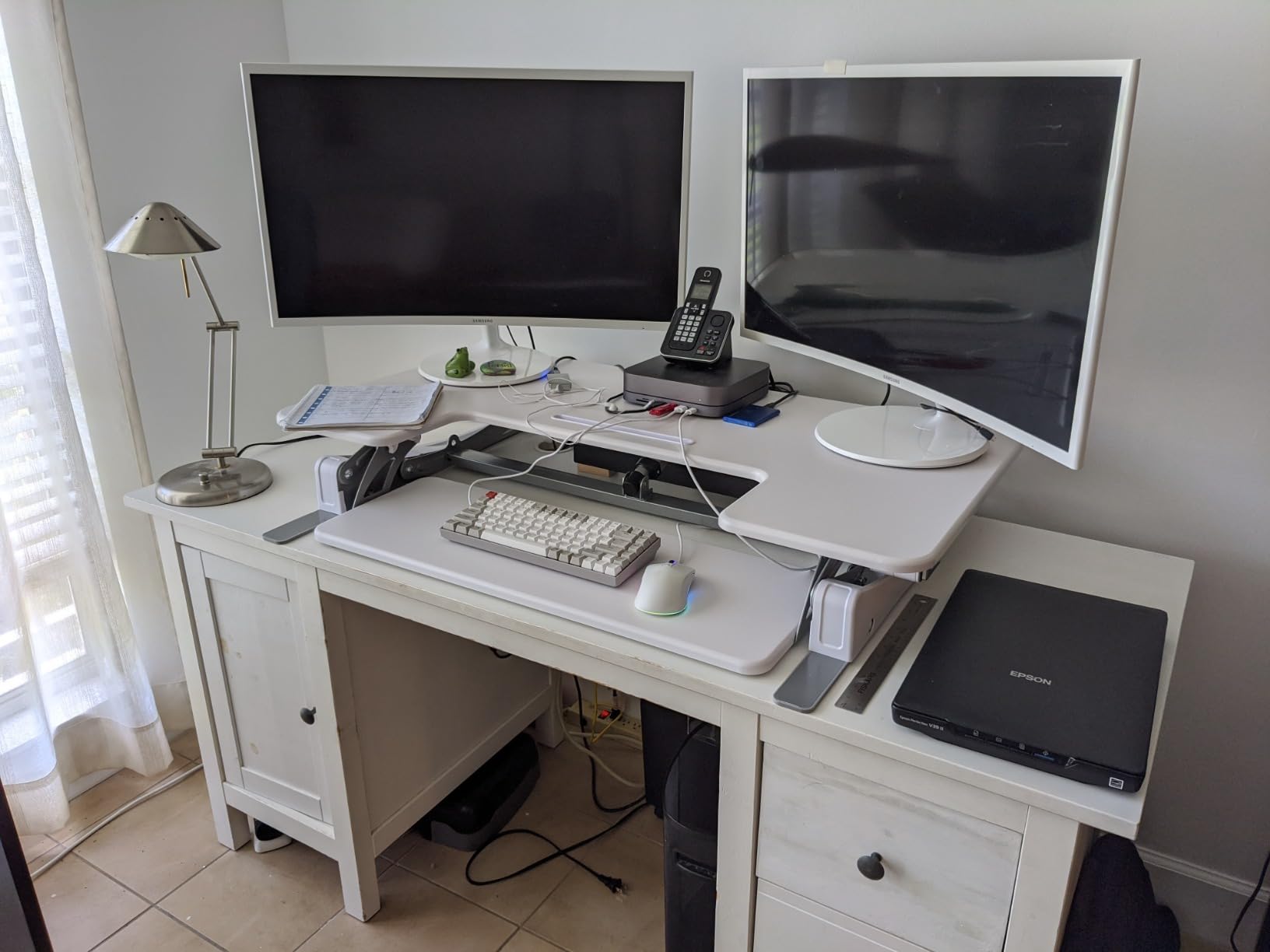 VIVO Black 36 in Electric Desk Converter, DESK-V000VE customer photo 2
