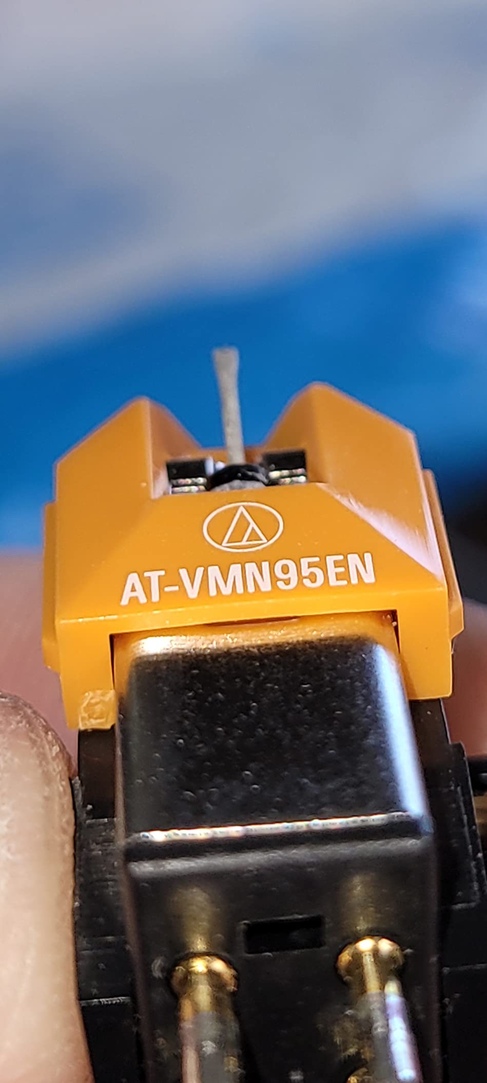 Audio-Technica AT-VM95EN Dual Moving Magnet Turntable Cartridge Orange customer photo 2