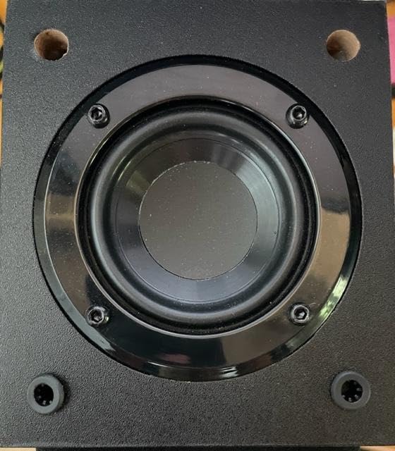 Monoprice Premium Immersive Satellite Speakers - Pair, 3 Inch Woofer, 3/4Inch Aluminum Dome, 100 Watt Input Power, Black customer photo 1