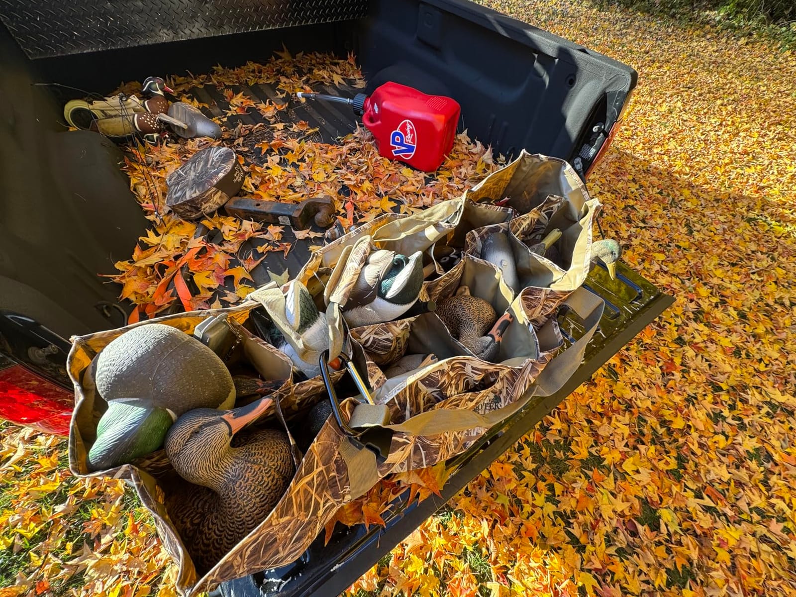 AUSCAMOTEK 12 Slot Duck Decoys Bag with Waterfowl Hunting Blind Camouflage Printing customer photo 2