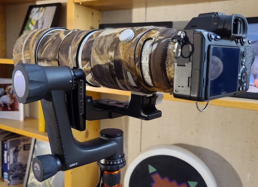 PH-10 Gimbal Head, 360° Panoramic Tripod Head, 15kg, 600mm Telephoto, 10-Layer Carbon Fiber customer photo 2