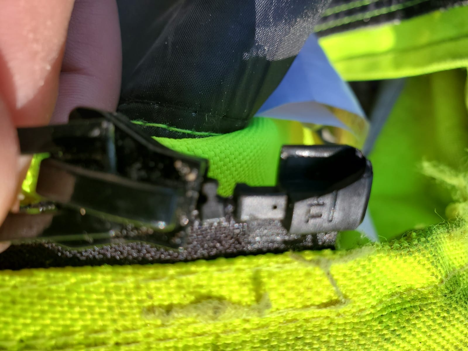 FORESTER EZ-Zip Wrap Around Chainsaw Chaps - 360 Degree Below The Knee Protection - Adjustable Belt Chain Saw Chaps for Men or Women - Full Wrap Zipper Chainsaw Pants (37in, Safety Green) customer photo 2
