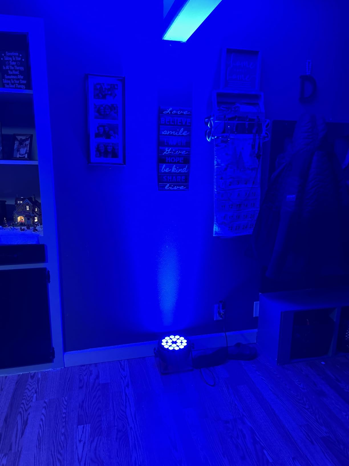 Par Lights LED Stage Lights, U`King 12Wx18 RGBW Uplight Stage Lighting Effect by DMX and Sound Activated Control Wash Light for Wedding Parties Church Club DJ Live Show customer photo 1