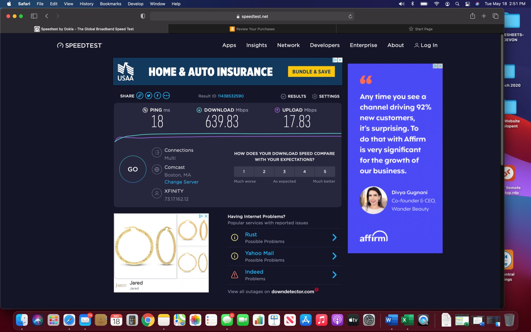 NETGEAR Nighthawk Cable Modem with Voice (CM1150V) - Certified for Xfinity by Comcast Internet & Voice Plans Up to 800Mbps | 2 Phone Lines | 4 x 1G Ethernet Ports | DOCSIS 3.1 customer photo 2