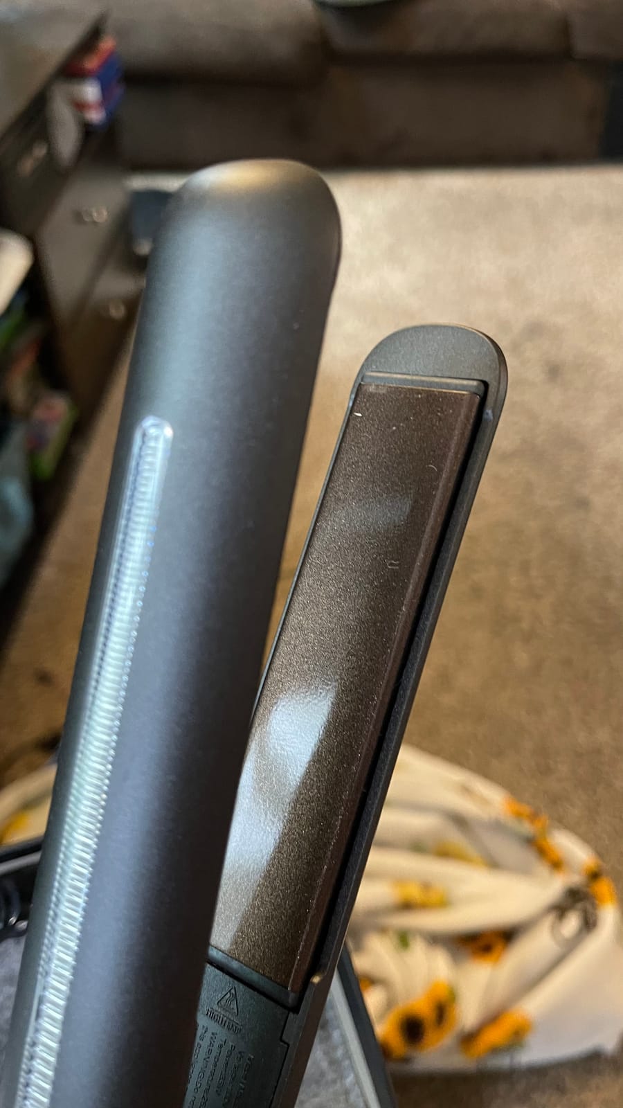NITION Ceramic Tourmaline Hair Straighteners LCD Flat Iron MCH 10s Fast Heating Up. 1